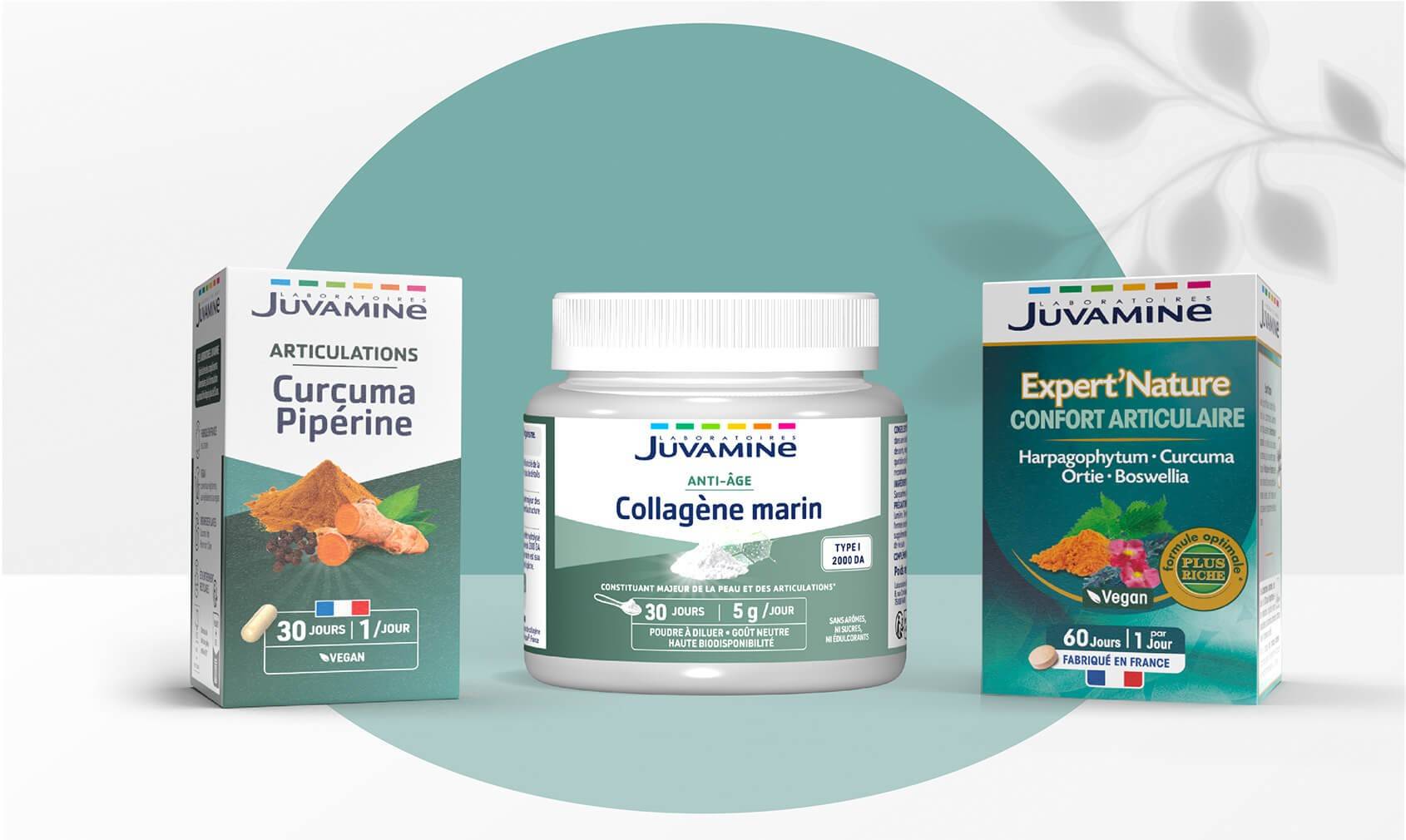 Confort articulaire avec les compléments alimentaires Juvamine