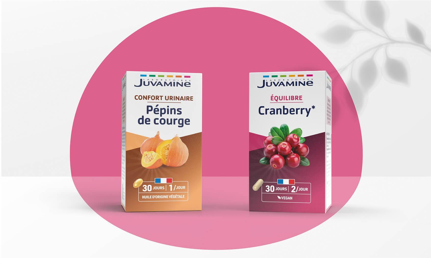Équilibre et confort urinaire avec les compléments alimentaires Juvamine