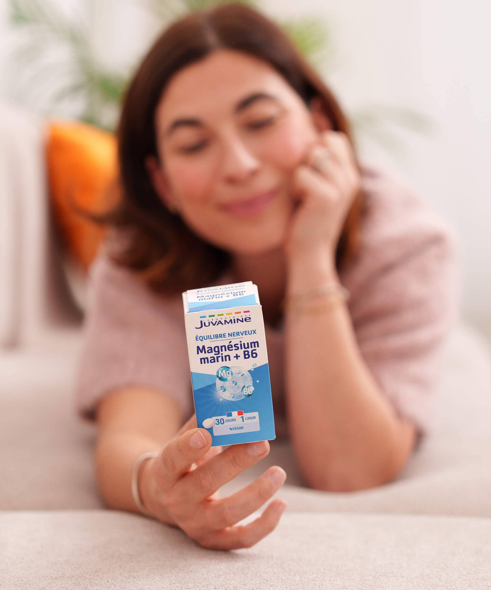 Magnésium Marin + Vitamine B6 - Équilibre - Comprimés | Juvamine