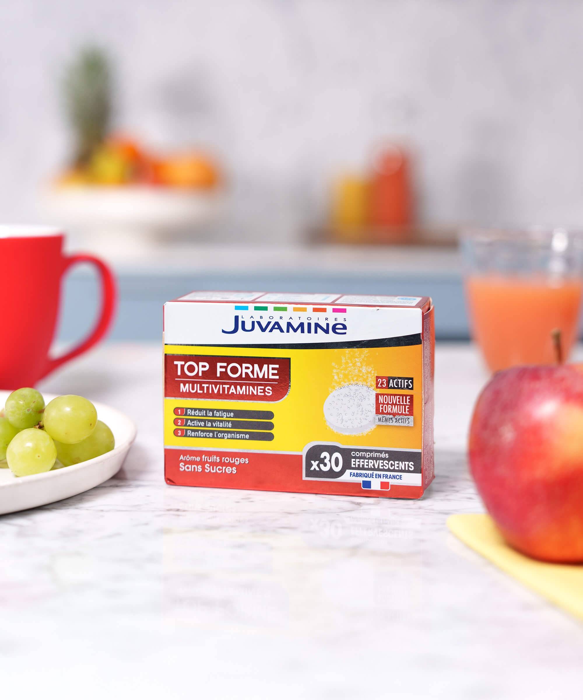 Top Forme - Multivitamines, comprimés effervescents | Juvamine