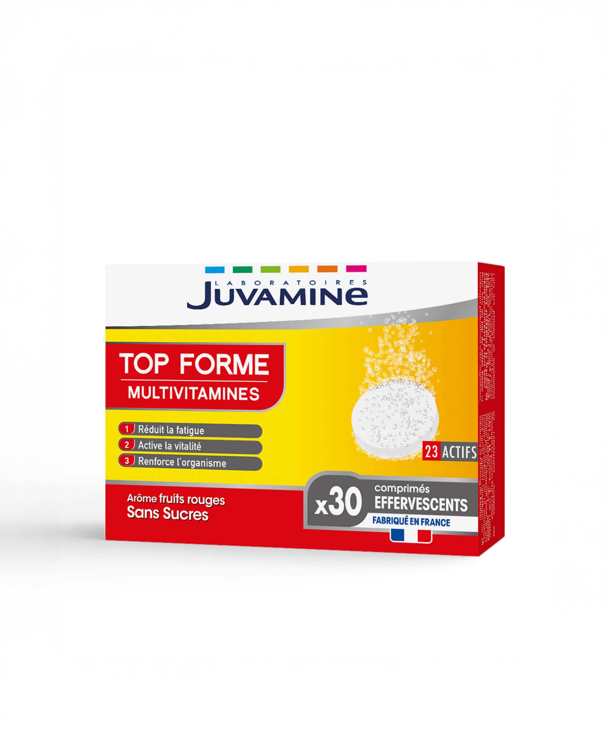 Top Forme - Multivitamines, comprimés effervescents | Juvamine