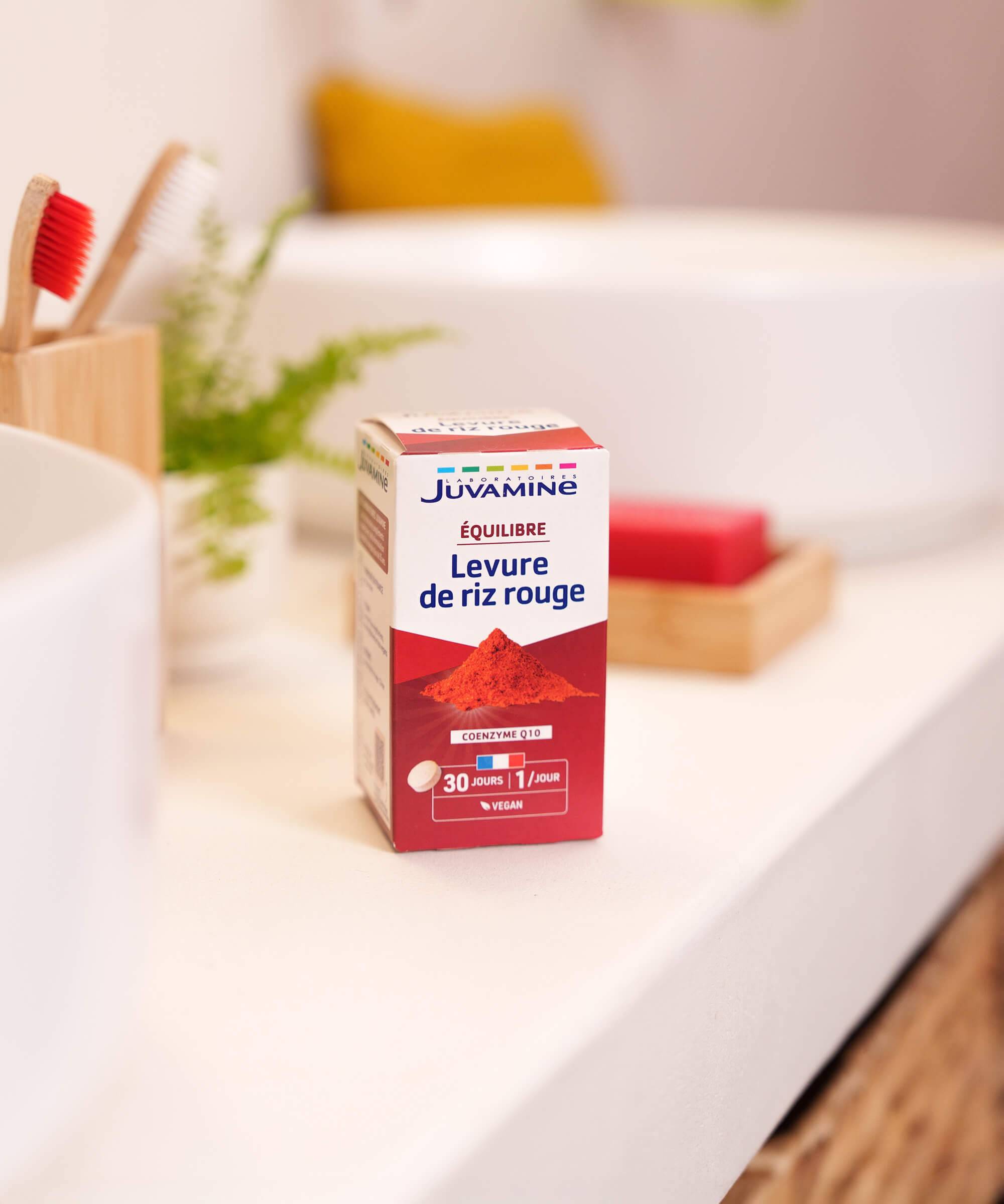 Levure de Riz Rouge Coenzyme Q10 - Équilibre 30 comprimés | Juvamine
