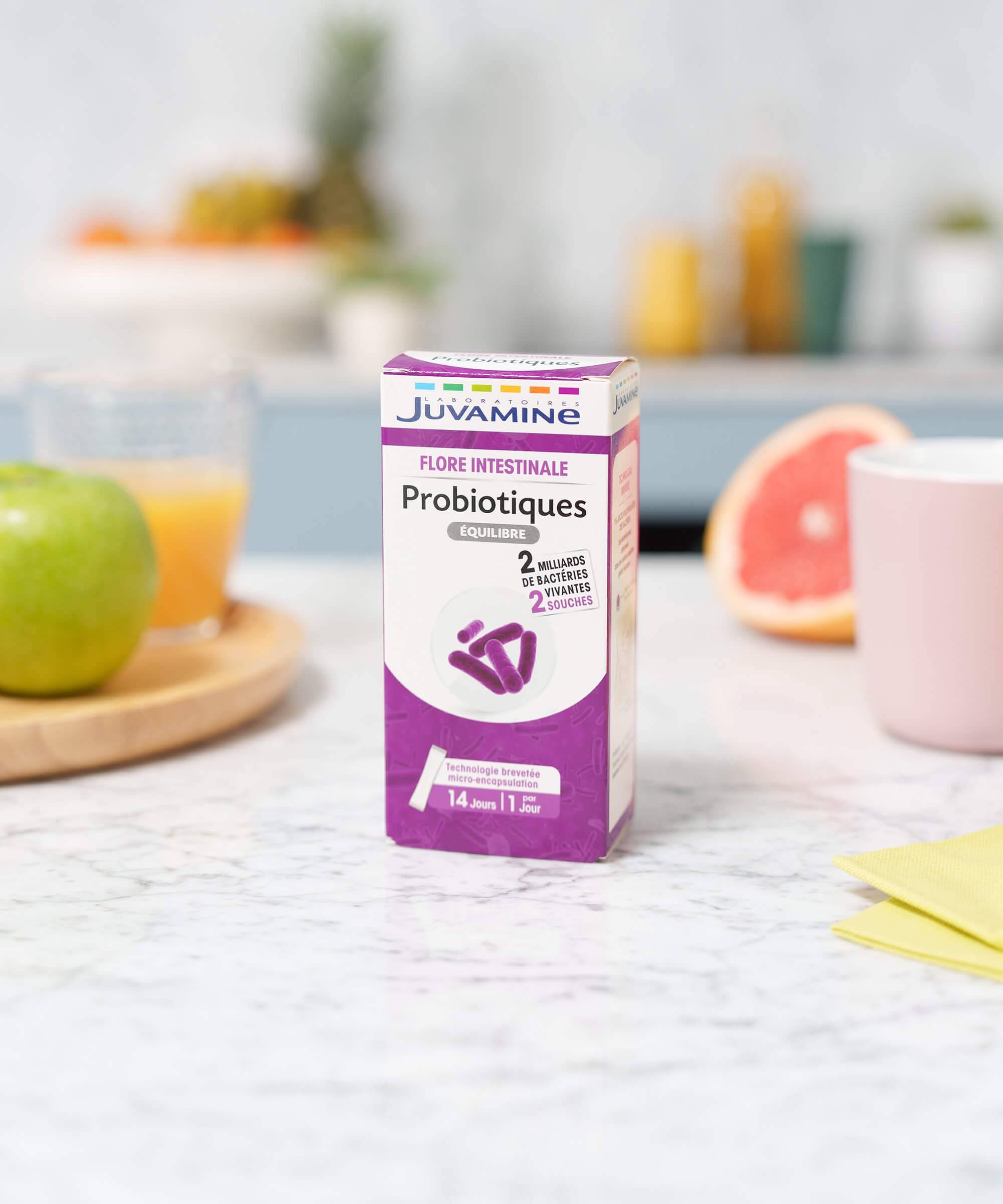 Probiotiques Équilibre - Flore Intestinale 14 sticks | Juvamine