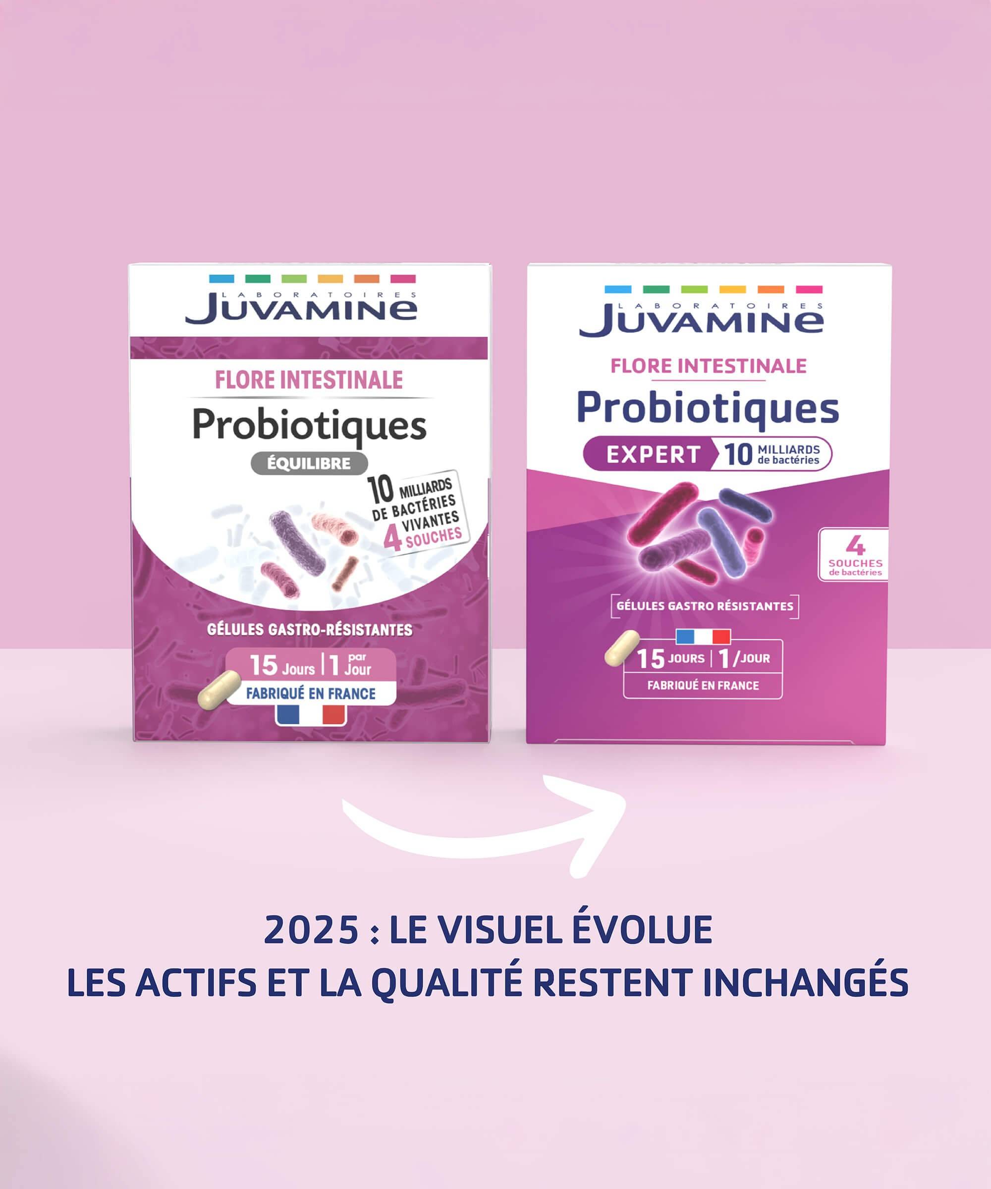 Probiotiques Expert - Flore Intestinale 15 gélules Gastro-Résistantes | Juvamine