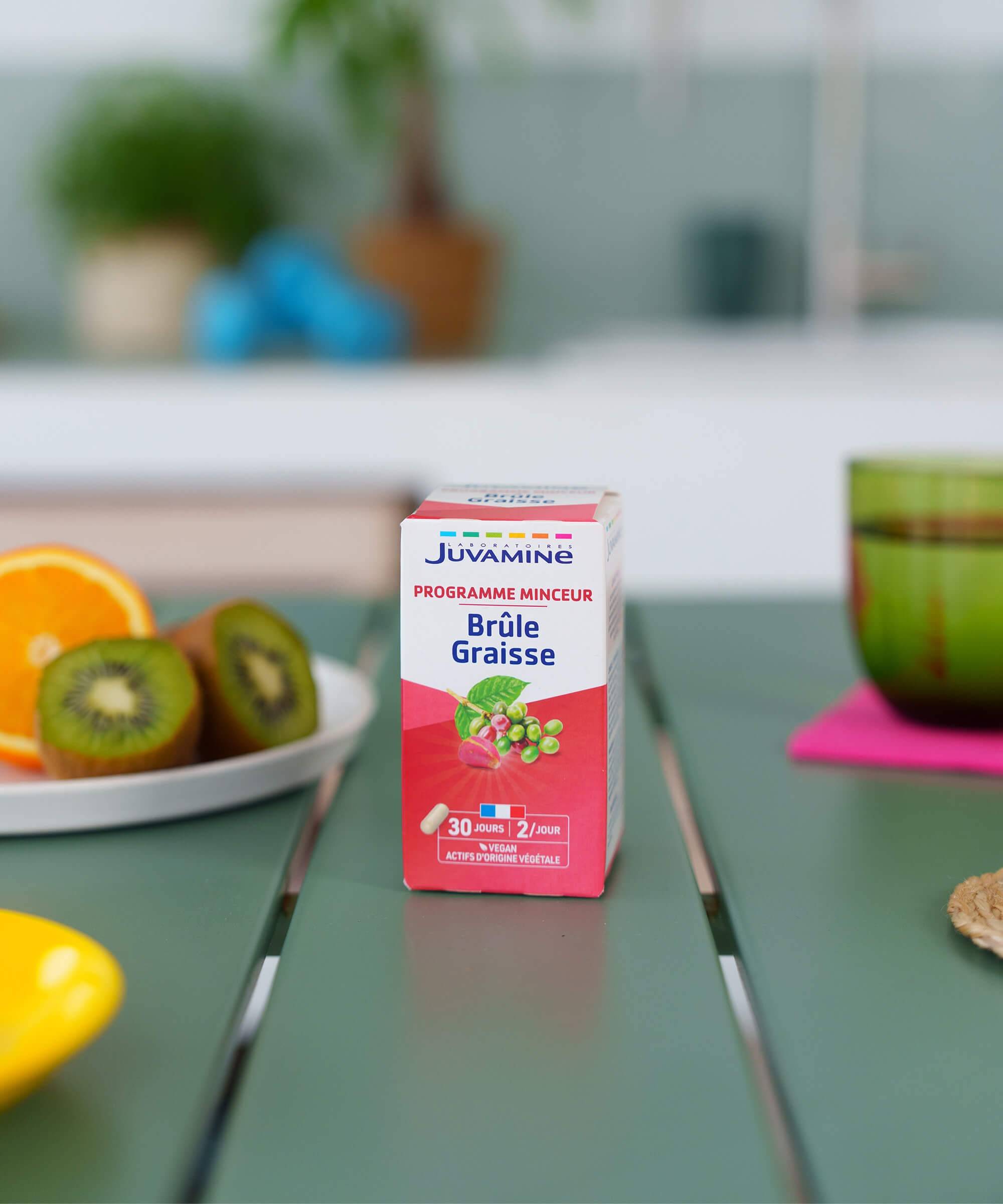 Brûle-Graisse - Programme Minceur 60 Gélules d'origine Végétale | Juvamine