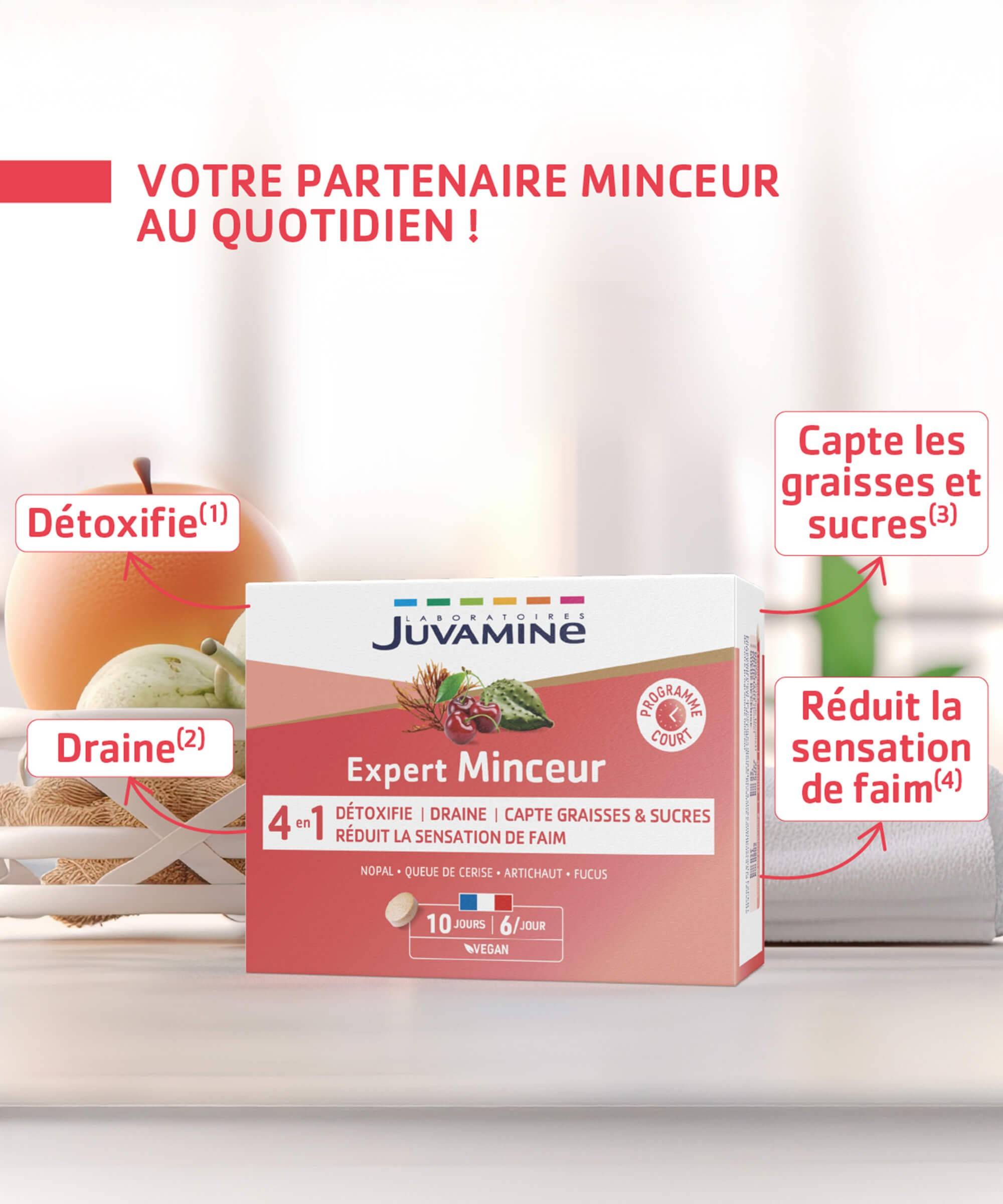 Expert Minceur 4-en-1 - 60 Comprimés | Juvamine