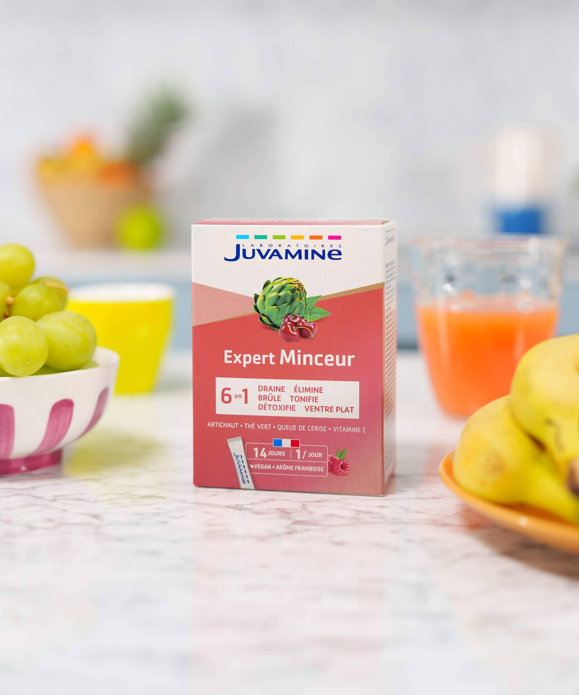 Expert Minceur 6-en-1 - 14 Sticks de Poudre | Juvamine