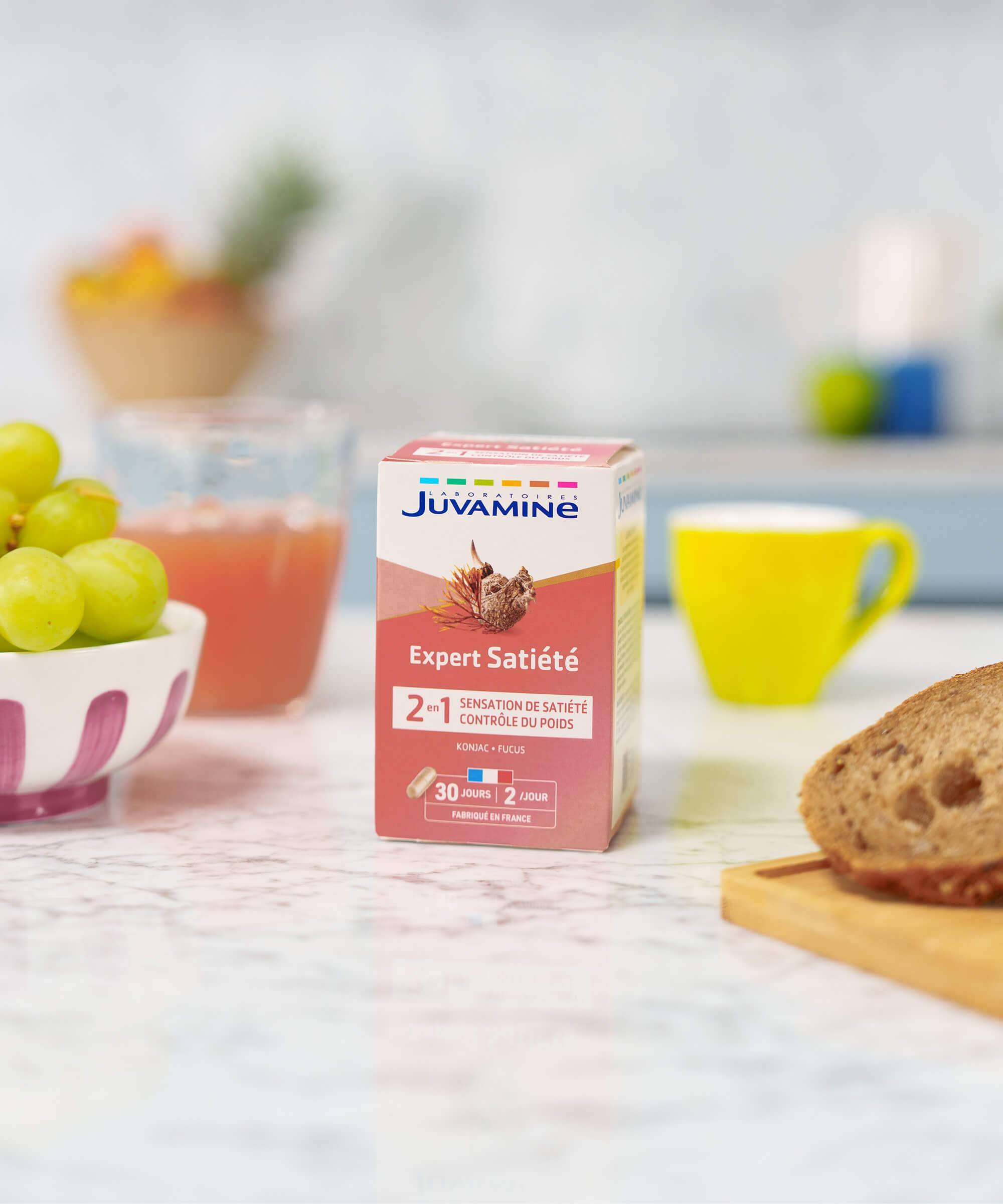 Expert Satiété 2-en-1 - Contrôle du Poids 30 jours | Juvamine