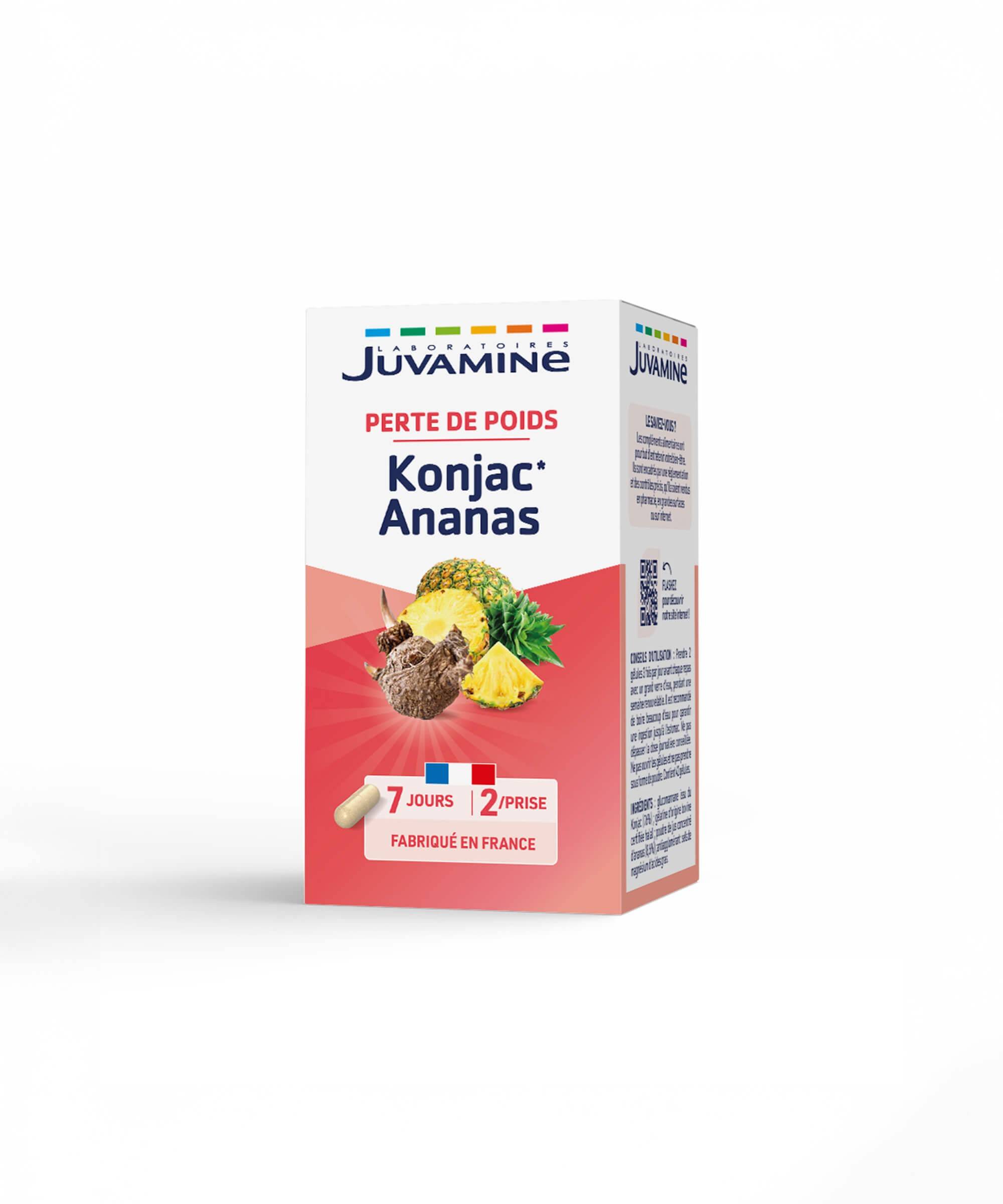 Konjac Ananas - Perte de Poids 14 gélules | Juvamine