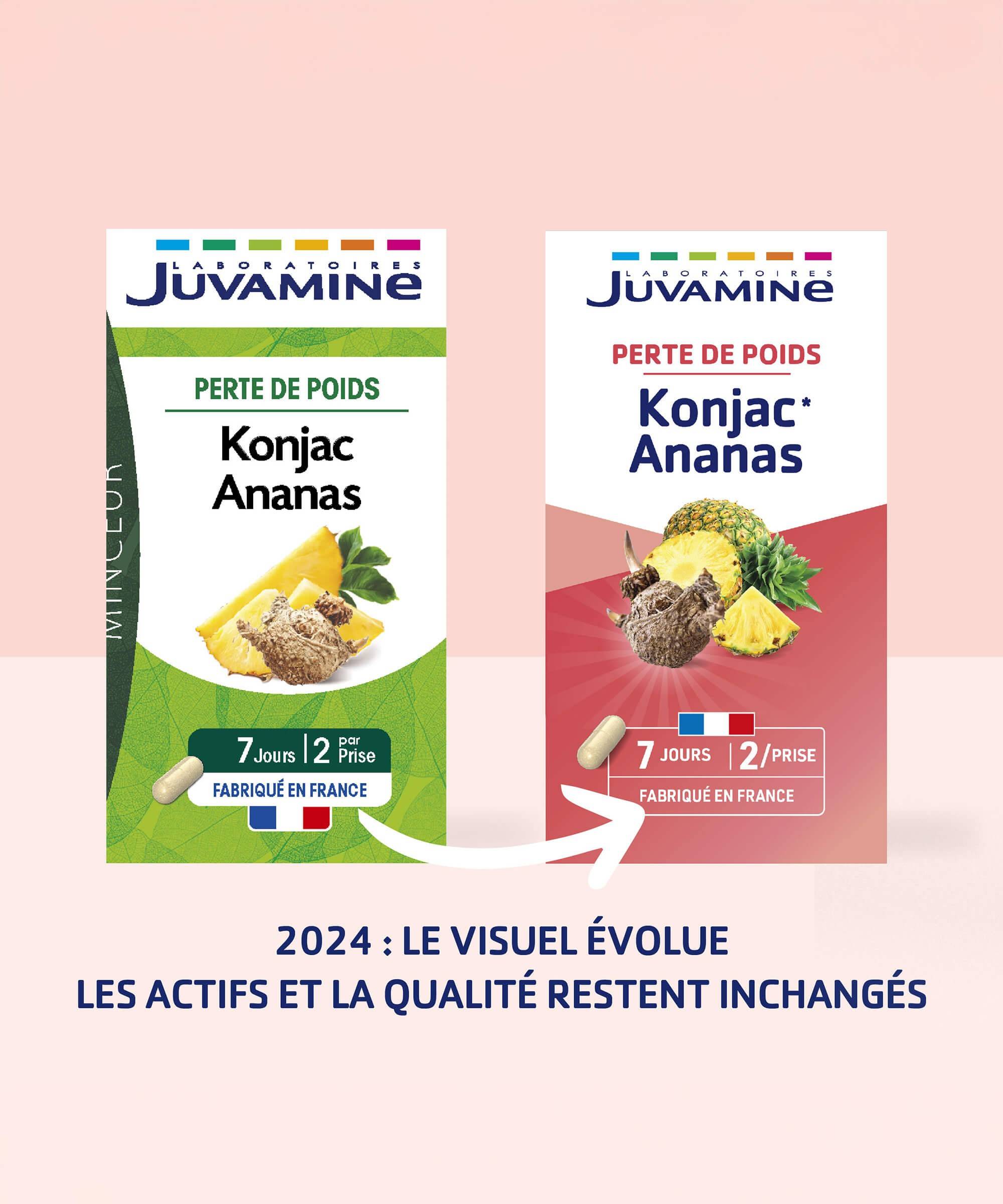 Konjac Ananas - Perte de Poids 14 gélules | Juvamine