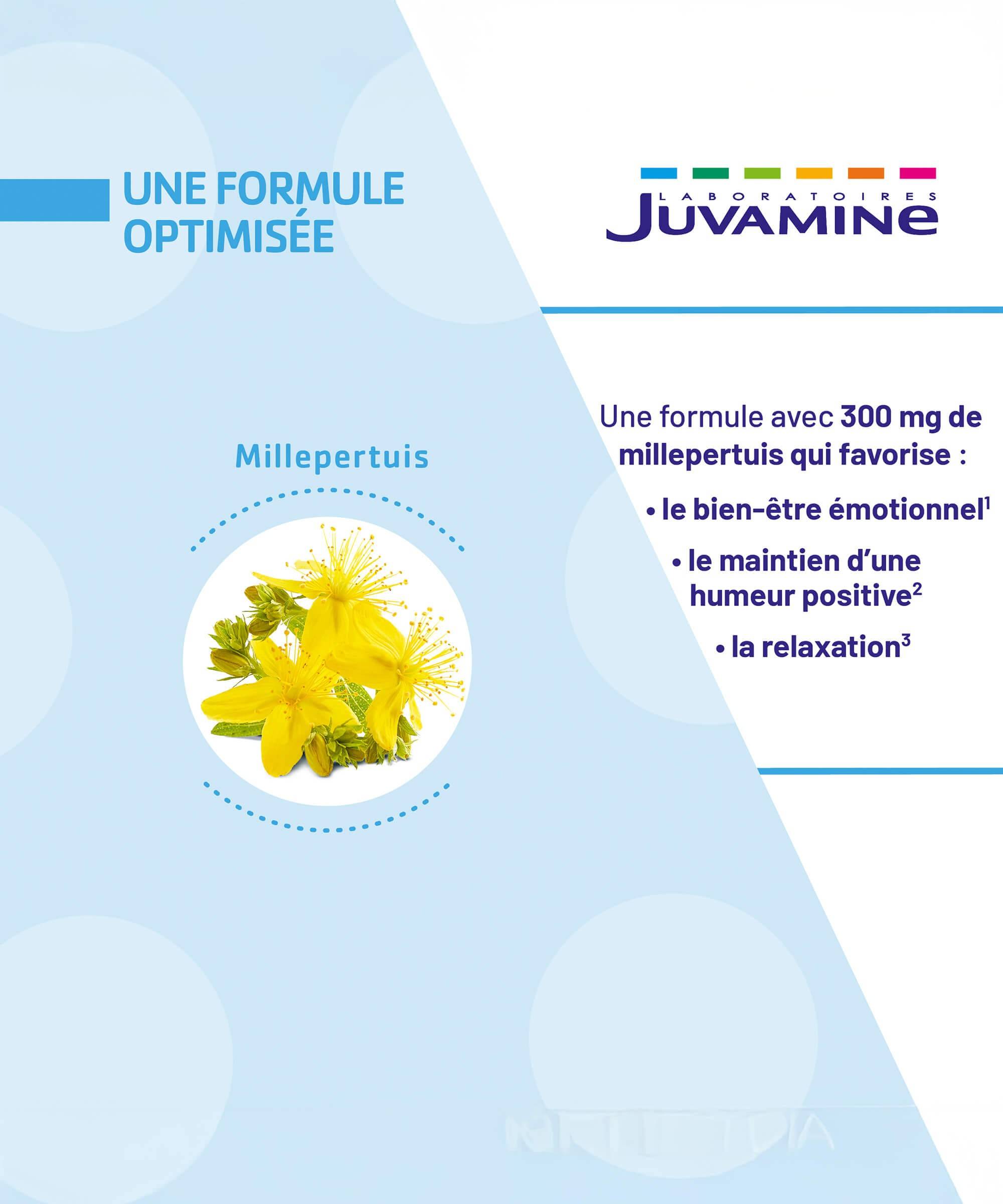 Millepertuis - Équilibre Émotionnel 60 comprimés | Juvamine