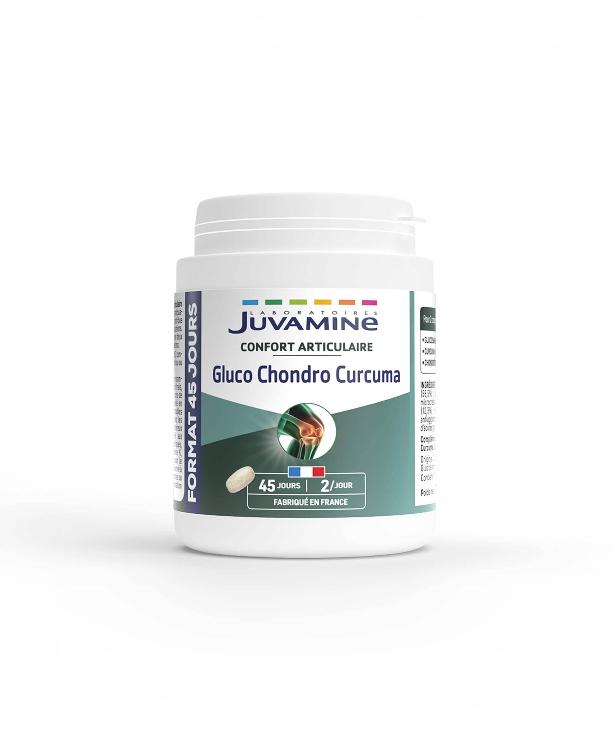 Curcuma Chondroïtine Glucosamine - Articulations 90 comprimés | Juvamine