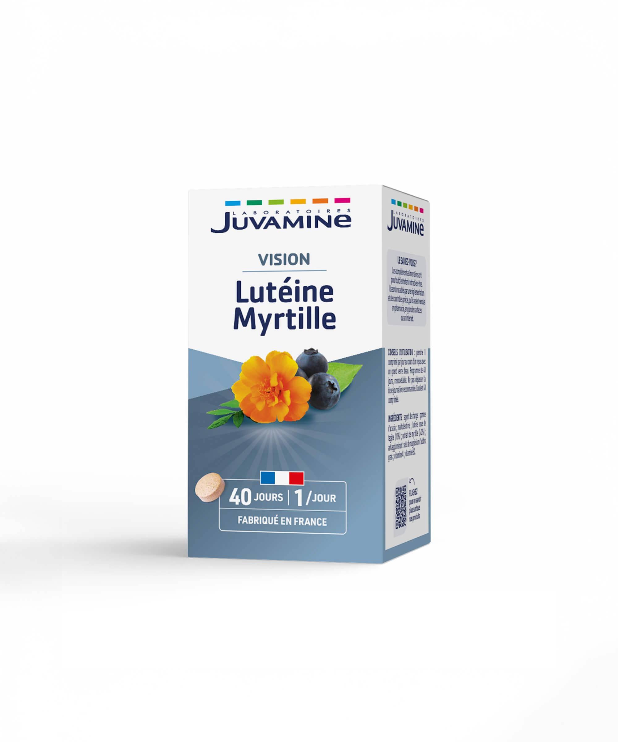 Lutéine Myrtille - Vision, 40 comprimés | Juvamine