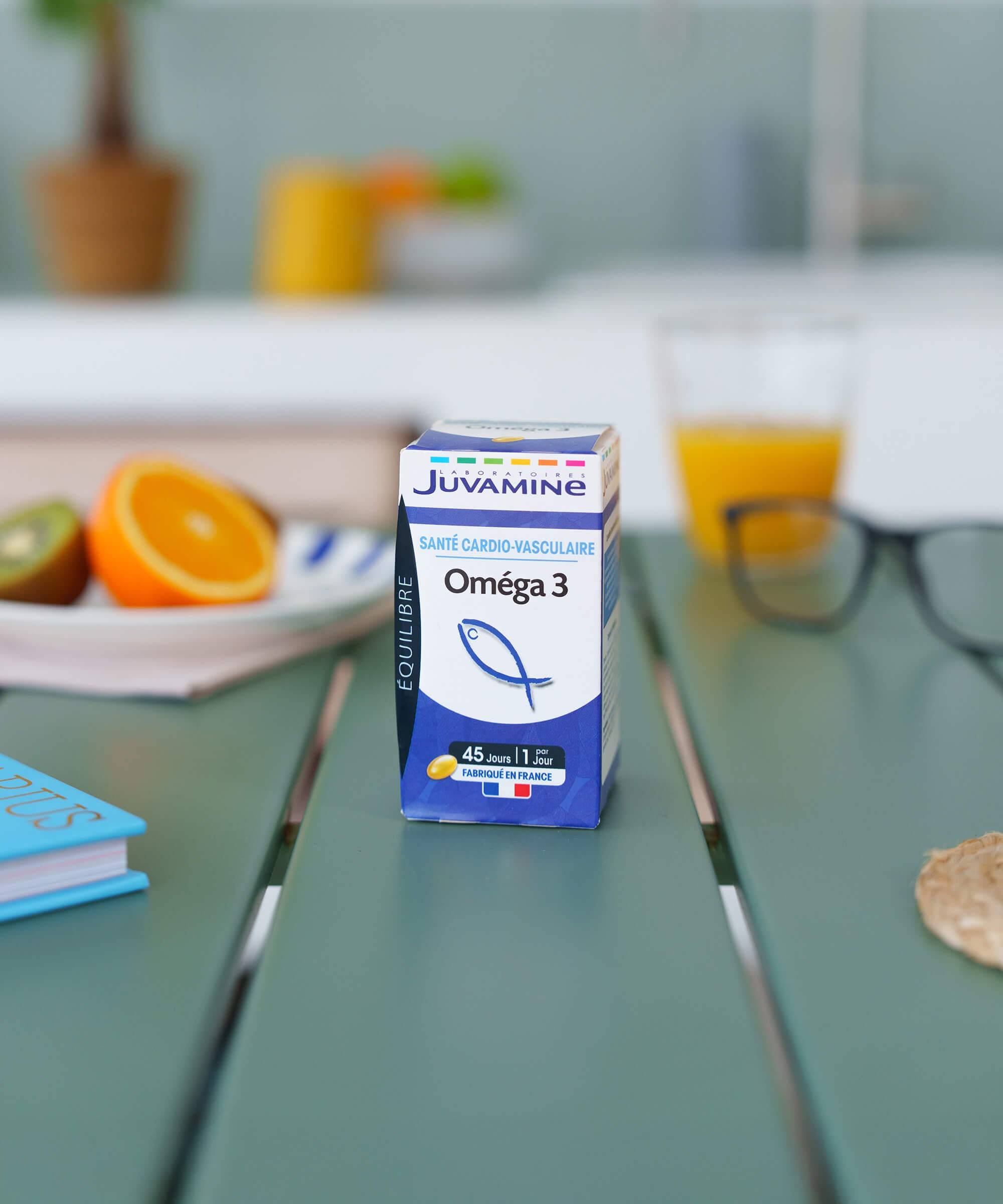 Oméga 3 - Santé Cardio-Vasculaire 45 capsules | Juvamine