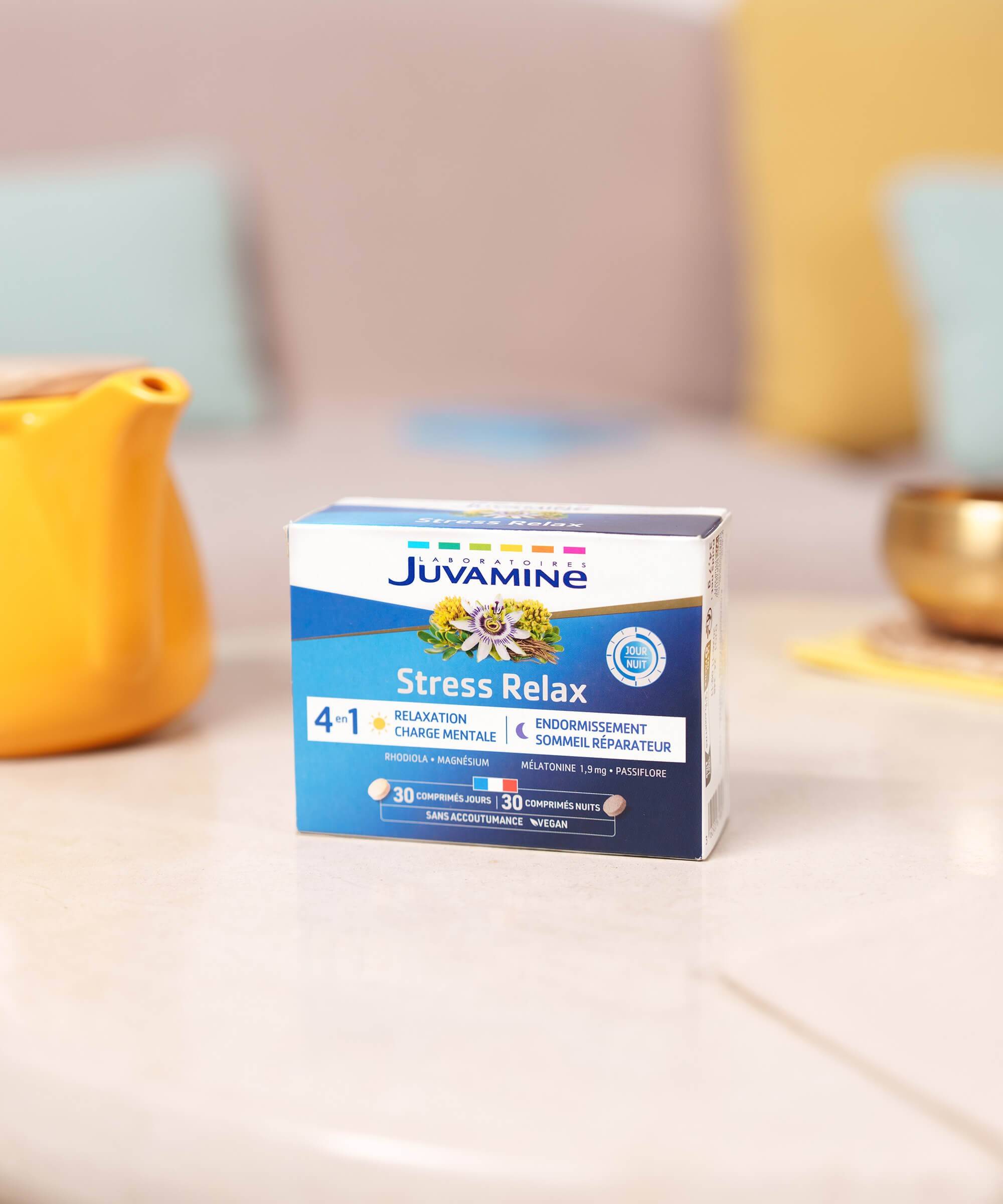 Stress relax Jour/Nuit - Relaxation 60 comprimés | Juvamine