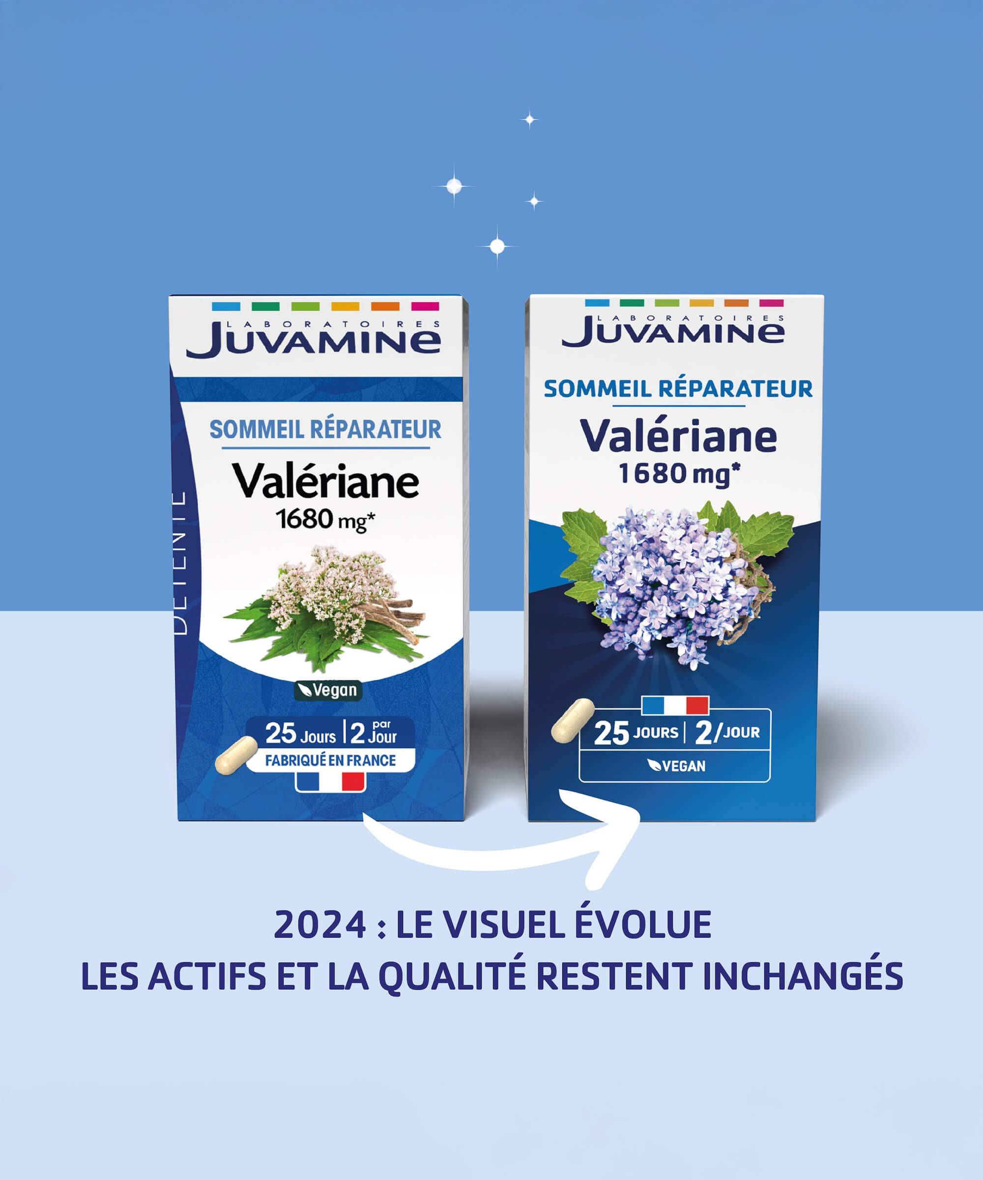 Valériane 1680 mg* - Sommeil Réparateur 50 gélules | Juvamine