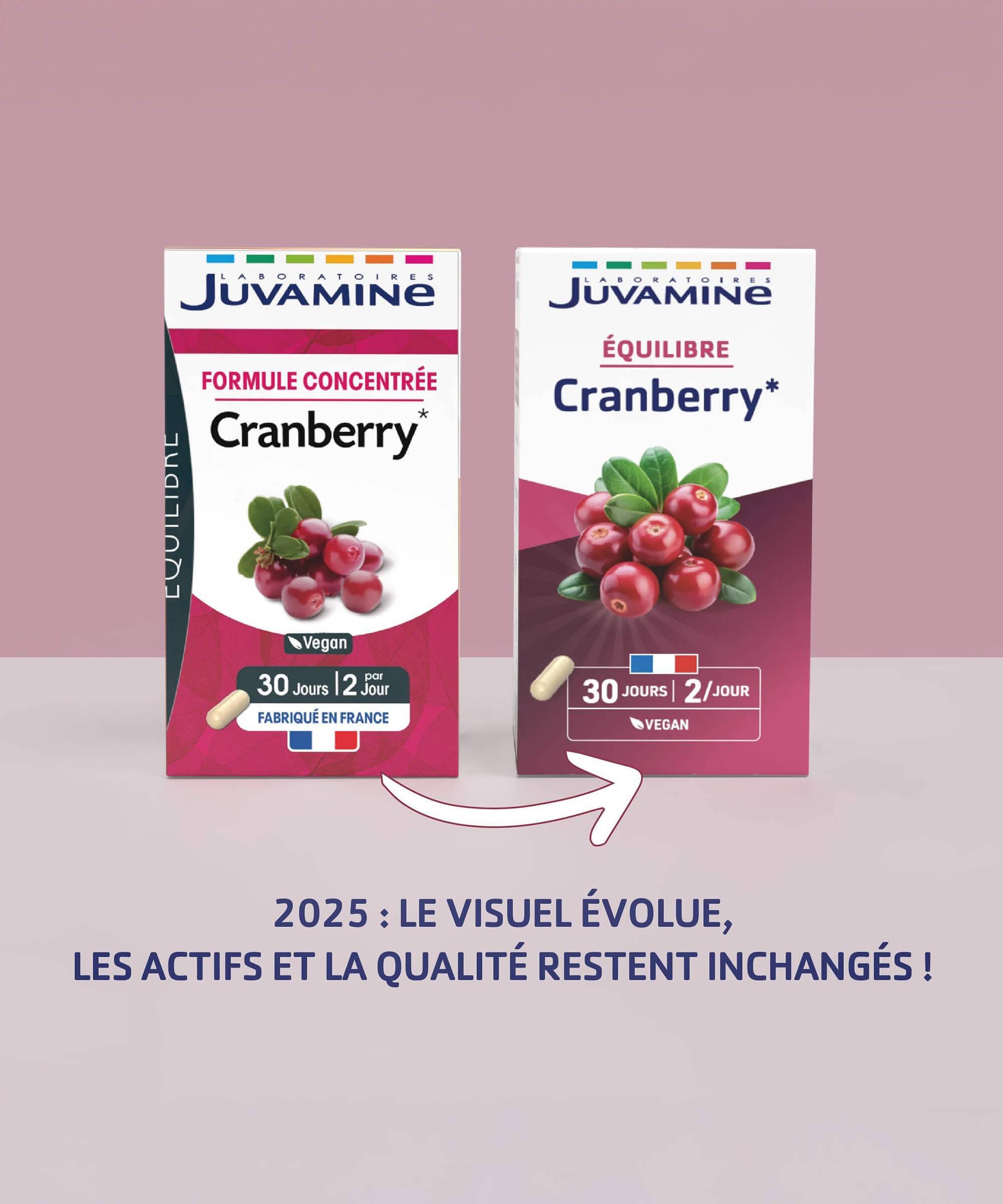 Cranberry - Equilibre 60 gélules | Juvamine
