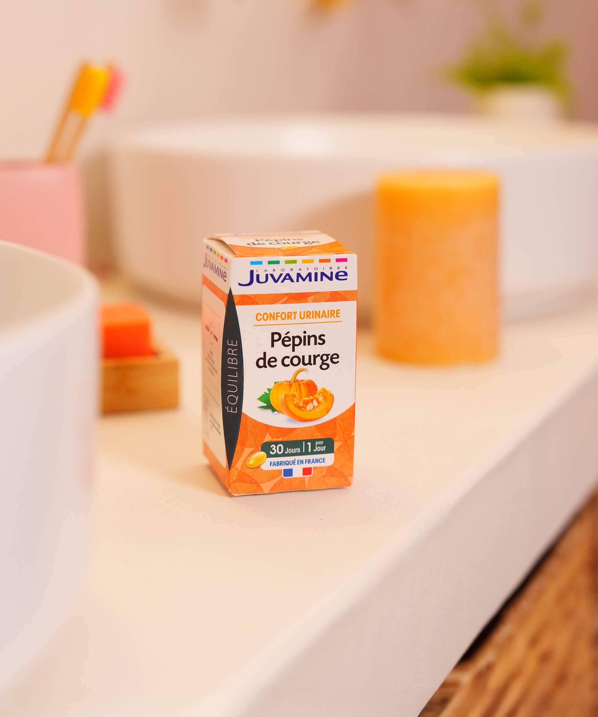 Pépins de Courge - Confort Urinaire 30 capsules | Juvamine