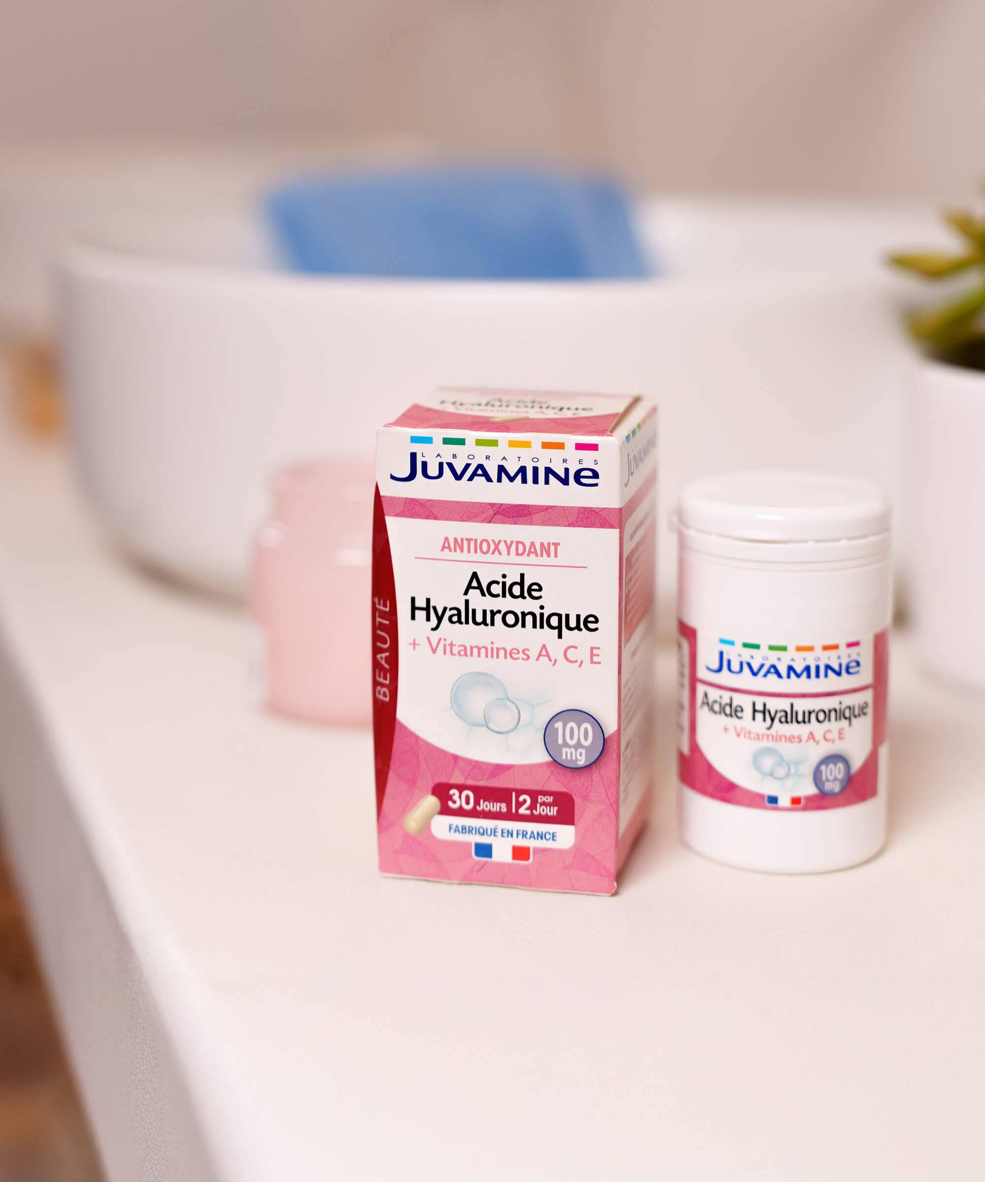 Acide Hyaluronique Vitamines A C E - Beauté 60 gélules | Juvamine