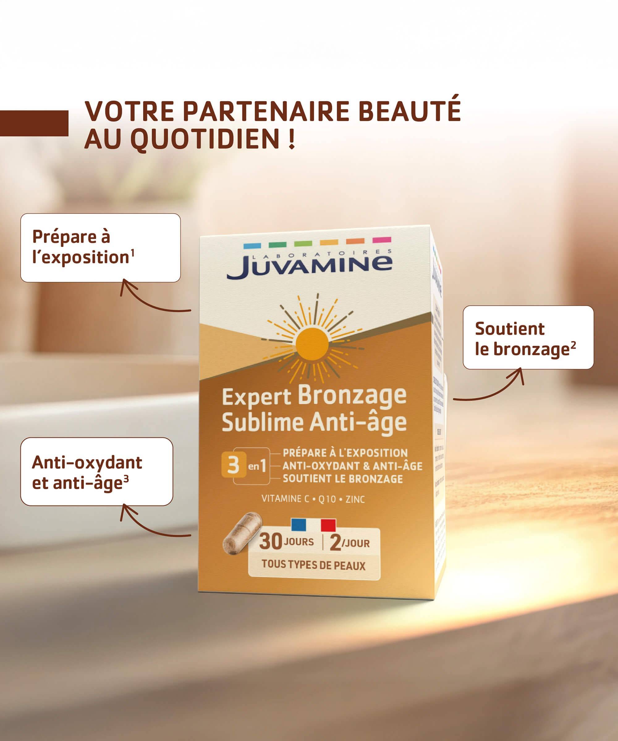 Bronzage Sublime - Prépare à l'exposition 30 gélules| Juvamine