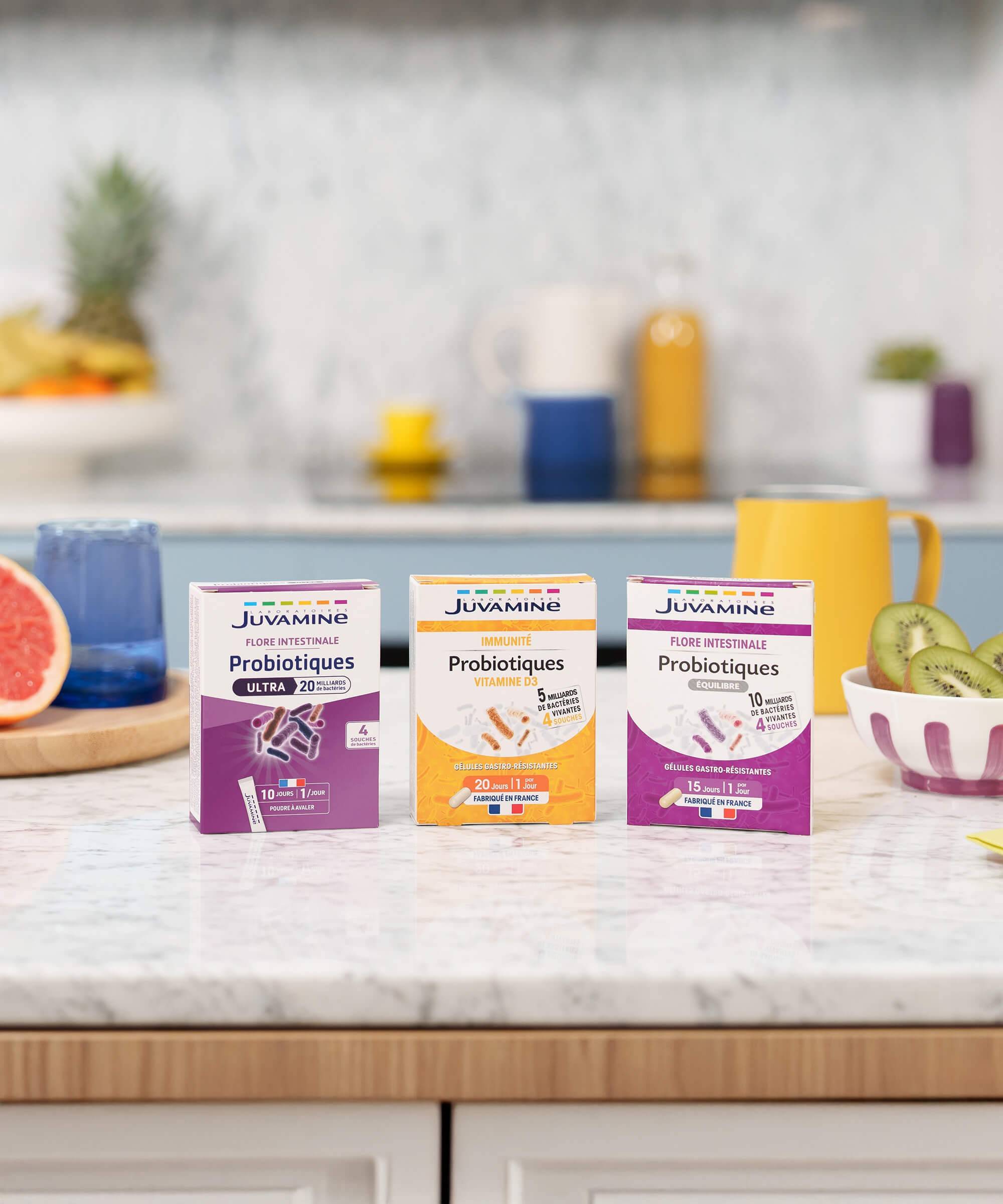 Probiotiques Vitamine D - Immunité 20 gélules gastro-résistantes | Juvamine