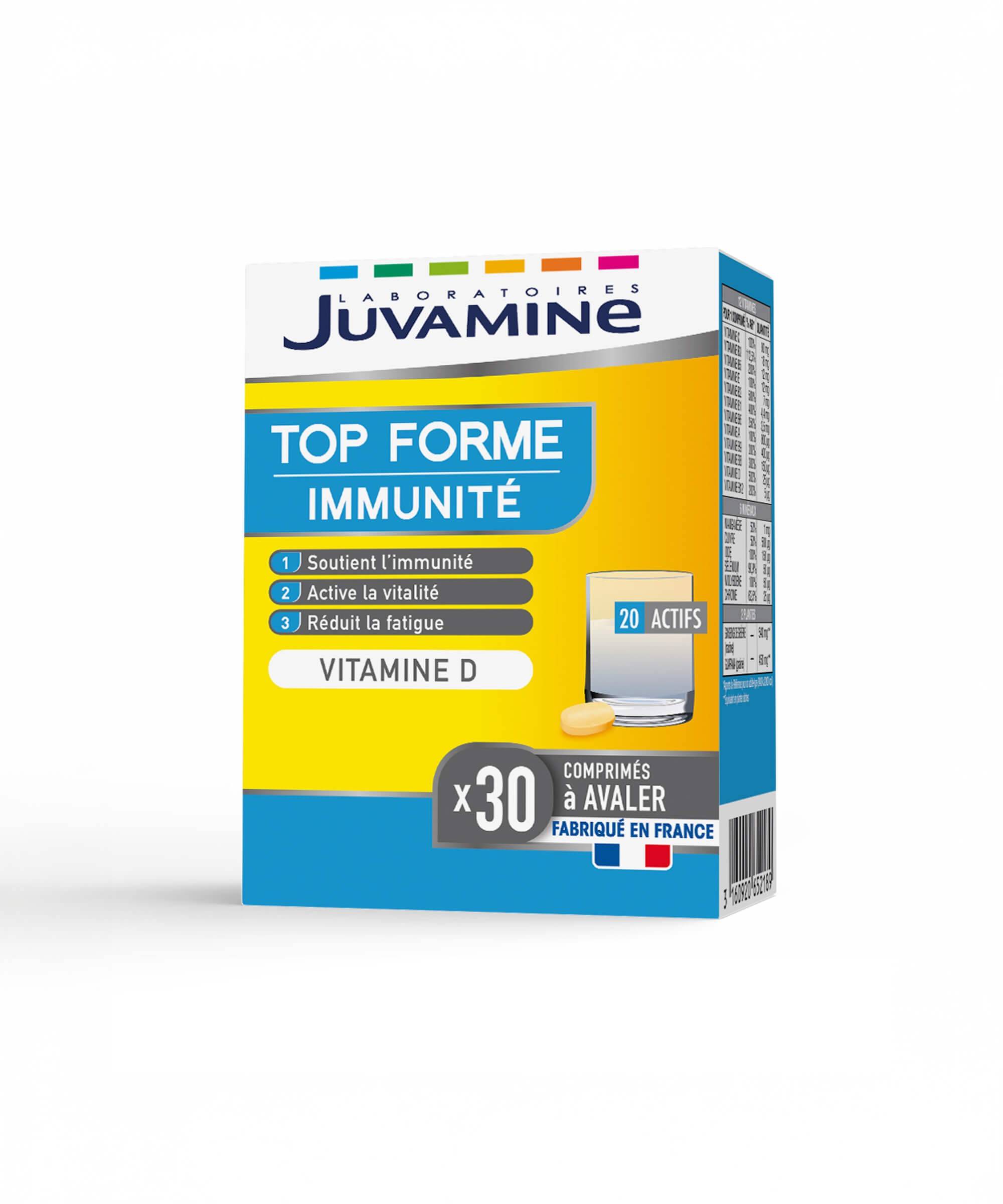 Top Forme Immunité - 30 comprimés à avaler | Juvamine