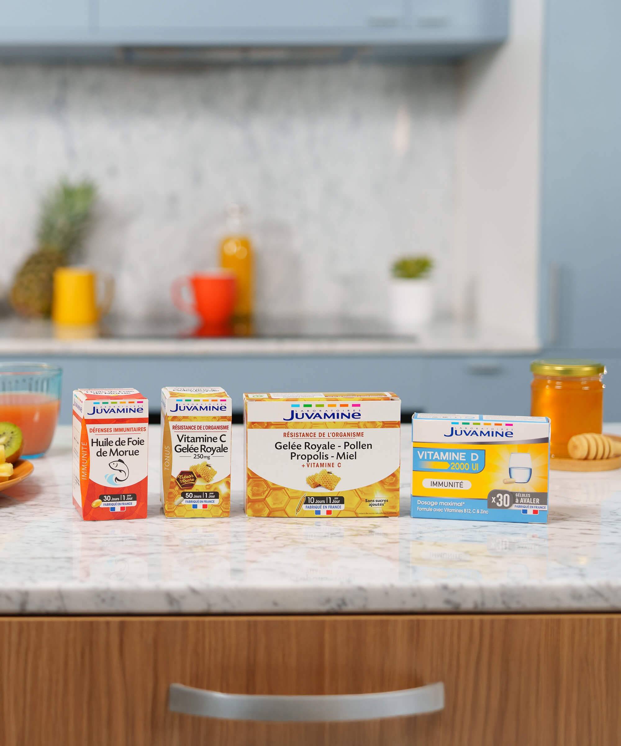 Vitamine D 2000 UI - Immunité 30 gélules à avaler | Juvamine