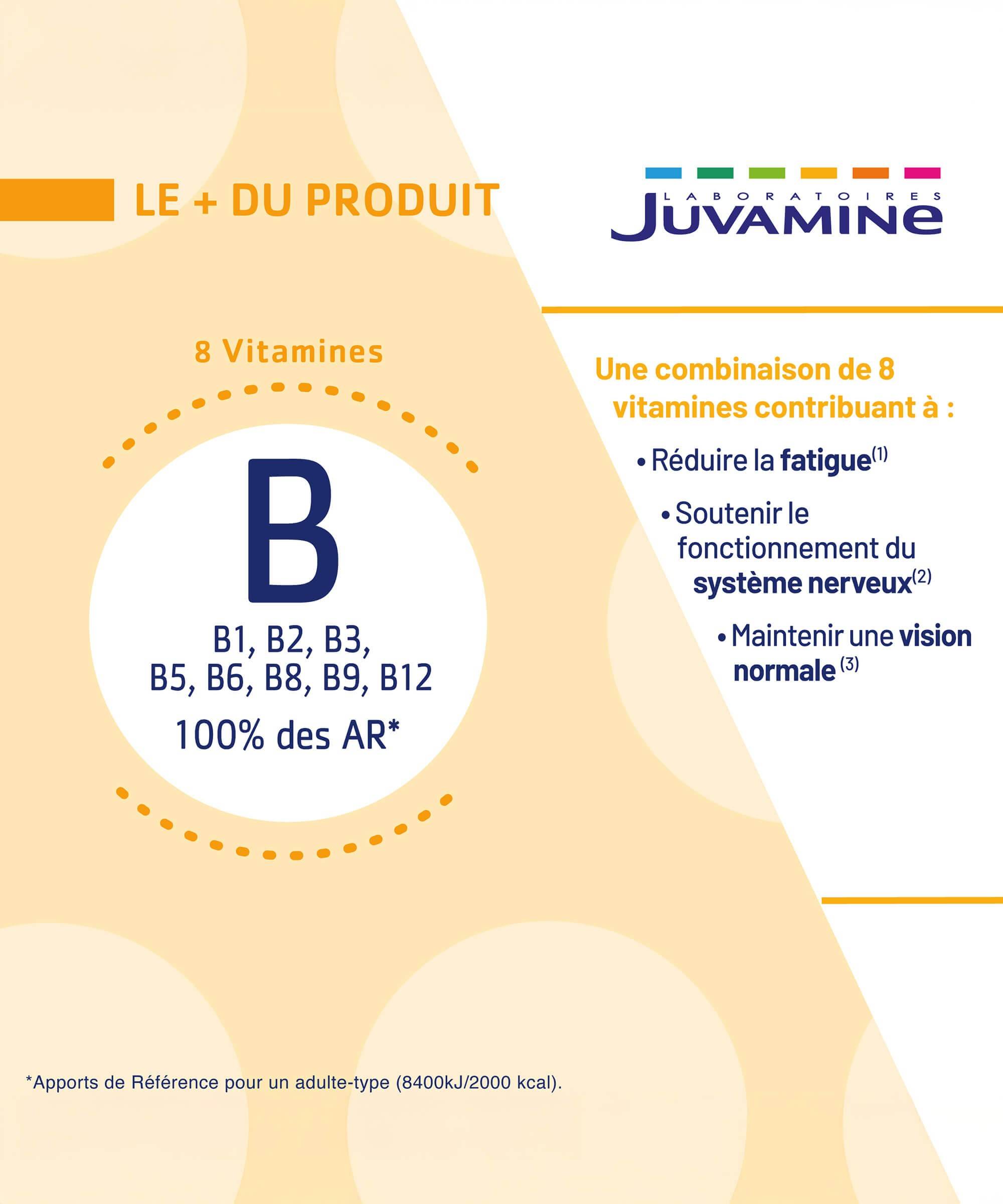 Complexe Vitamine B - Système nerveux 30 gélules | Juvamine