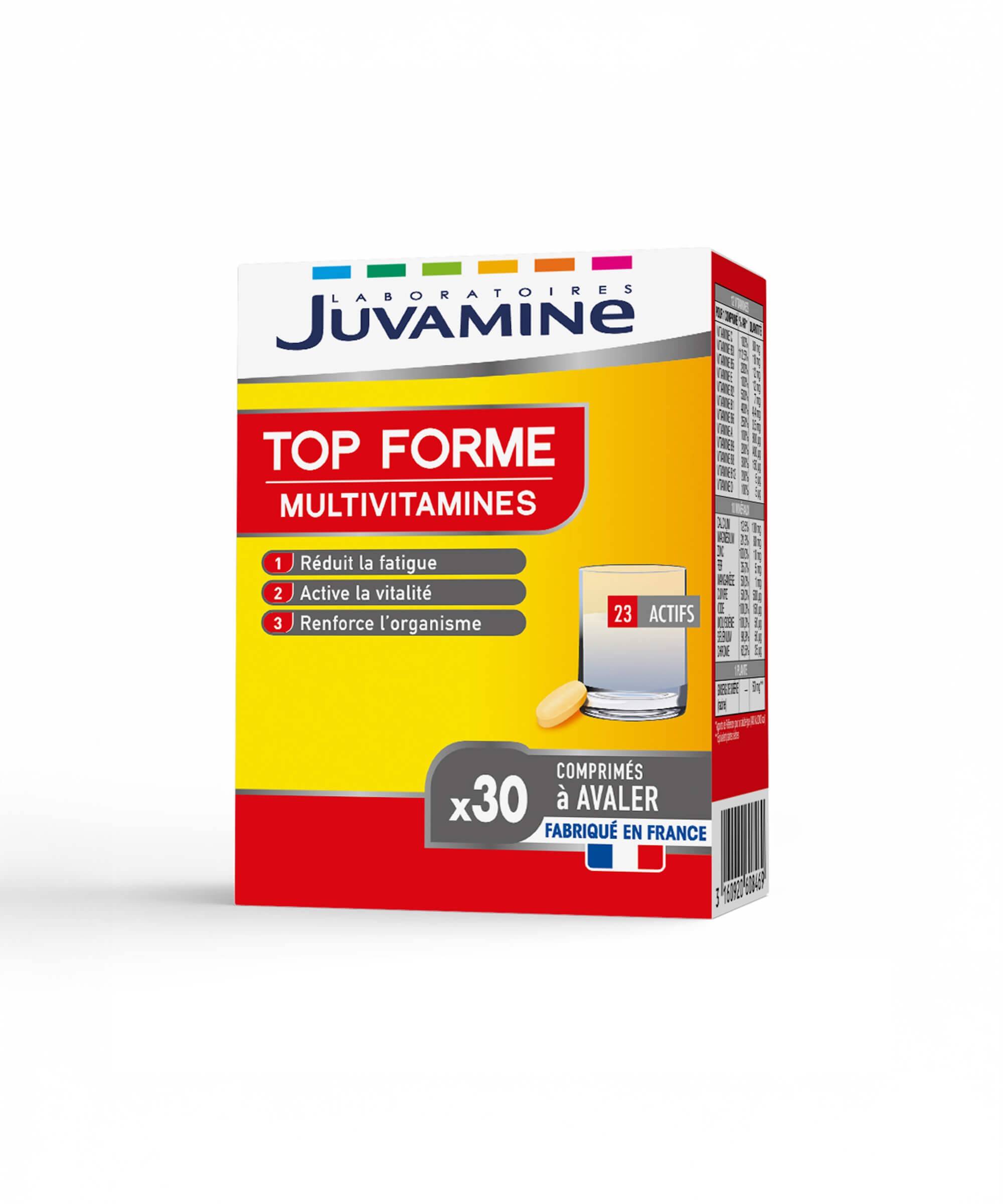 Top Forme - Multivitamines 30 comprimés | Juvamine