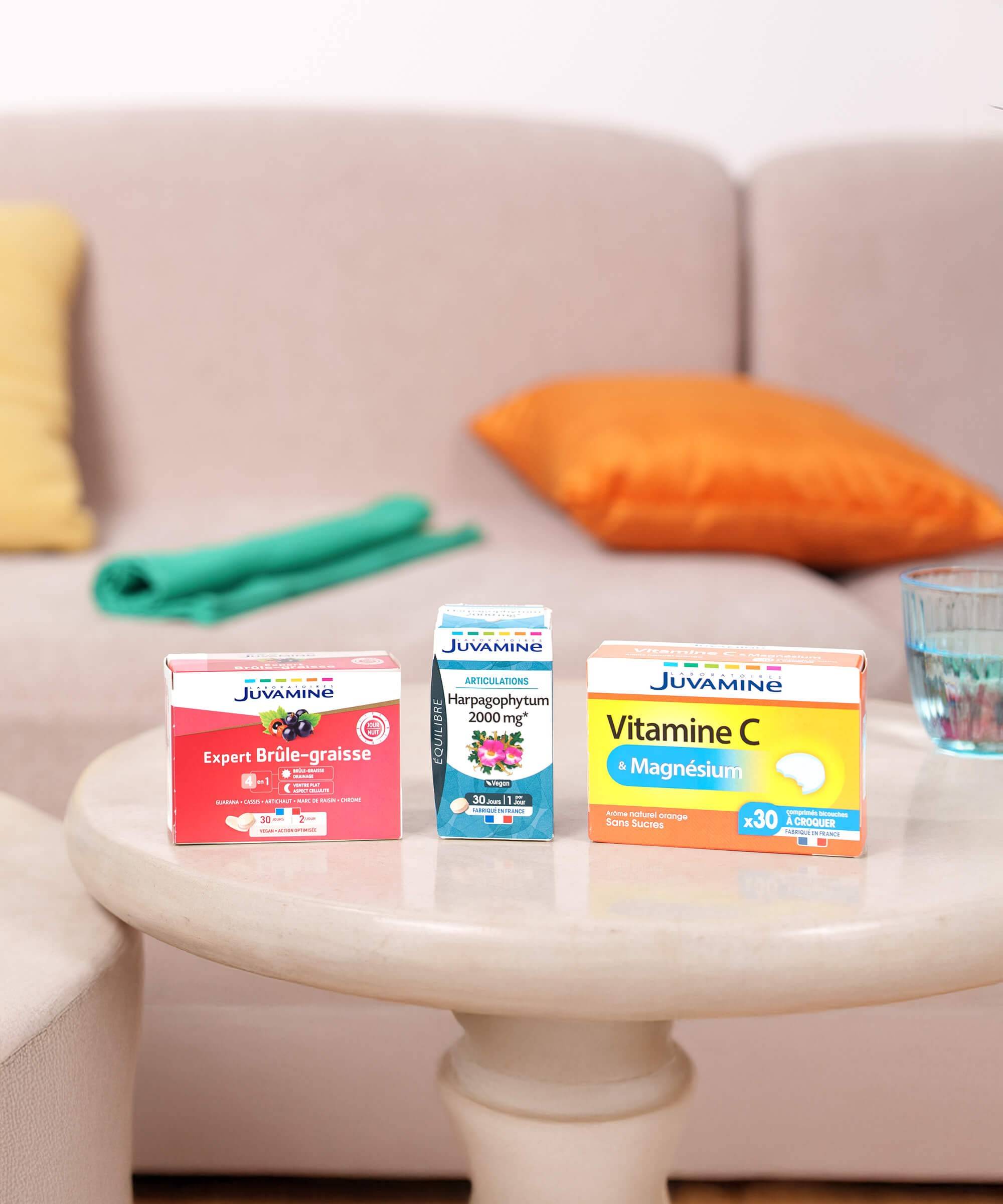 Vitamine C & Magnésium - Réduit la fatigue, 30 comprimés | Juvamine