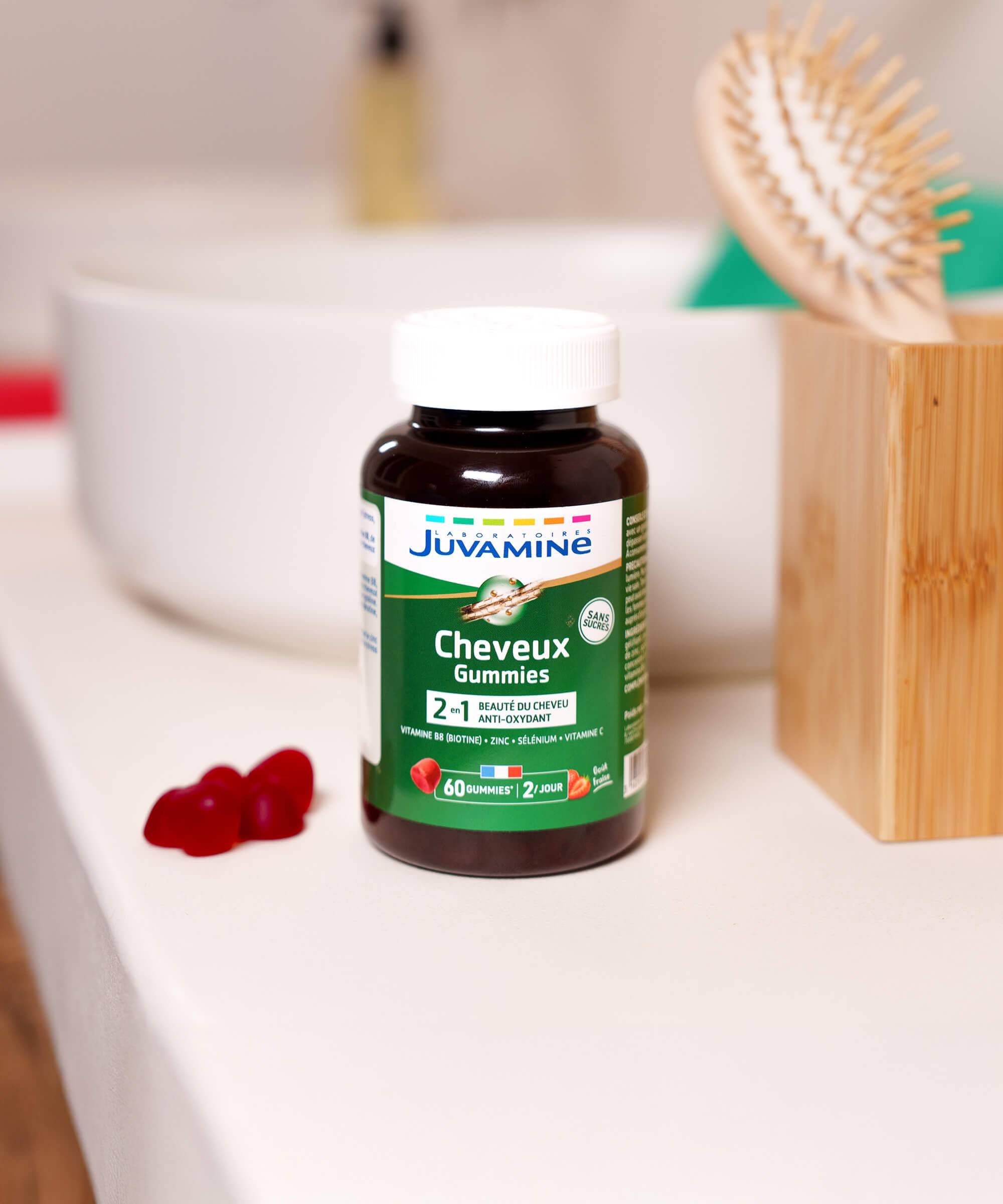 Gummies Cheveux - Beauté 60 gummies | Juvamine
