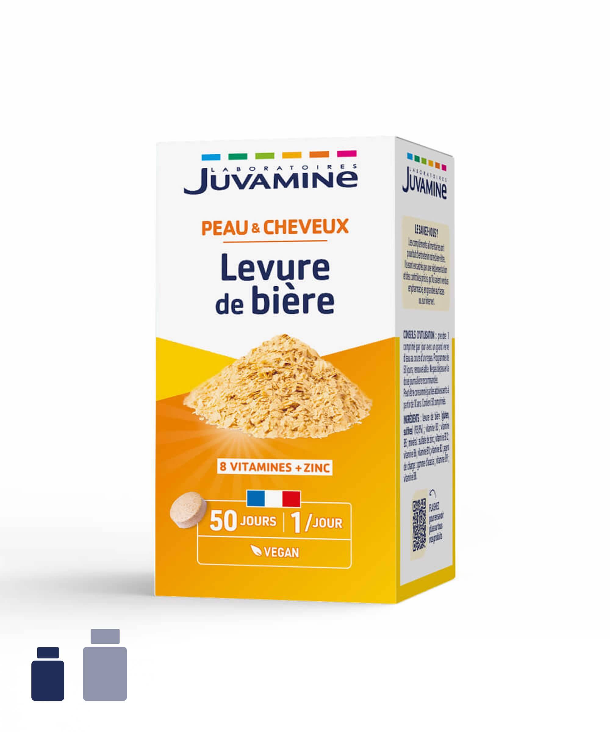 Levure de Bière - Beauté et Vitalité 50 comprimés | Juvamine