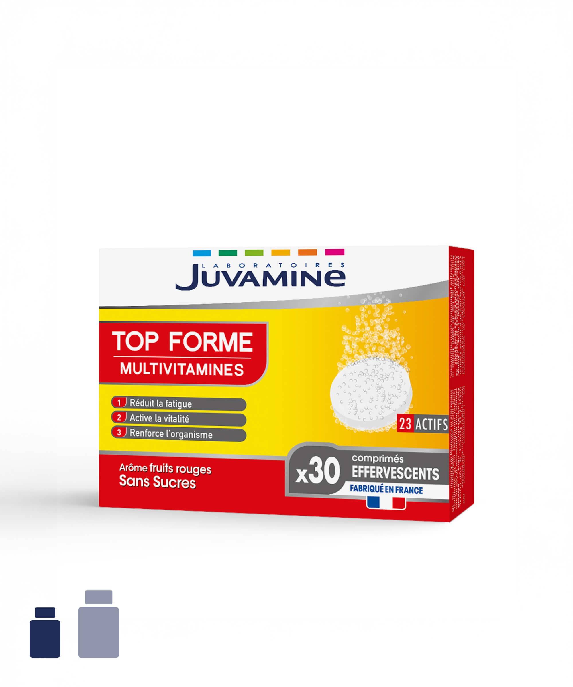 Top Forme - Multivitamines, comprimés effervescents | Juvamine