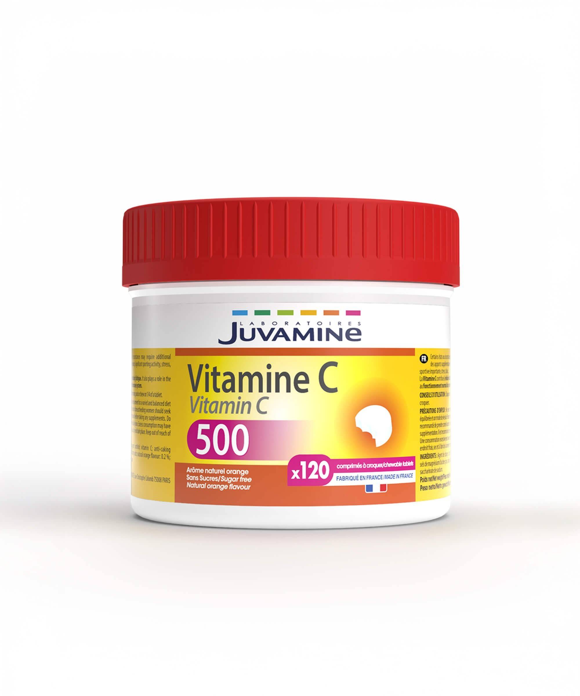 Vitamine C 500 - Fatigue et Immunité - Comprimés | Juvamine