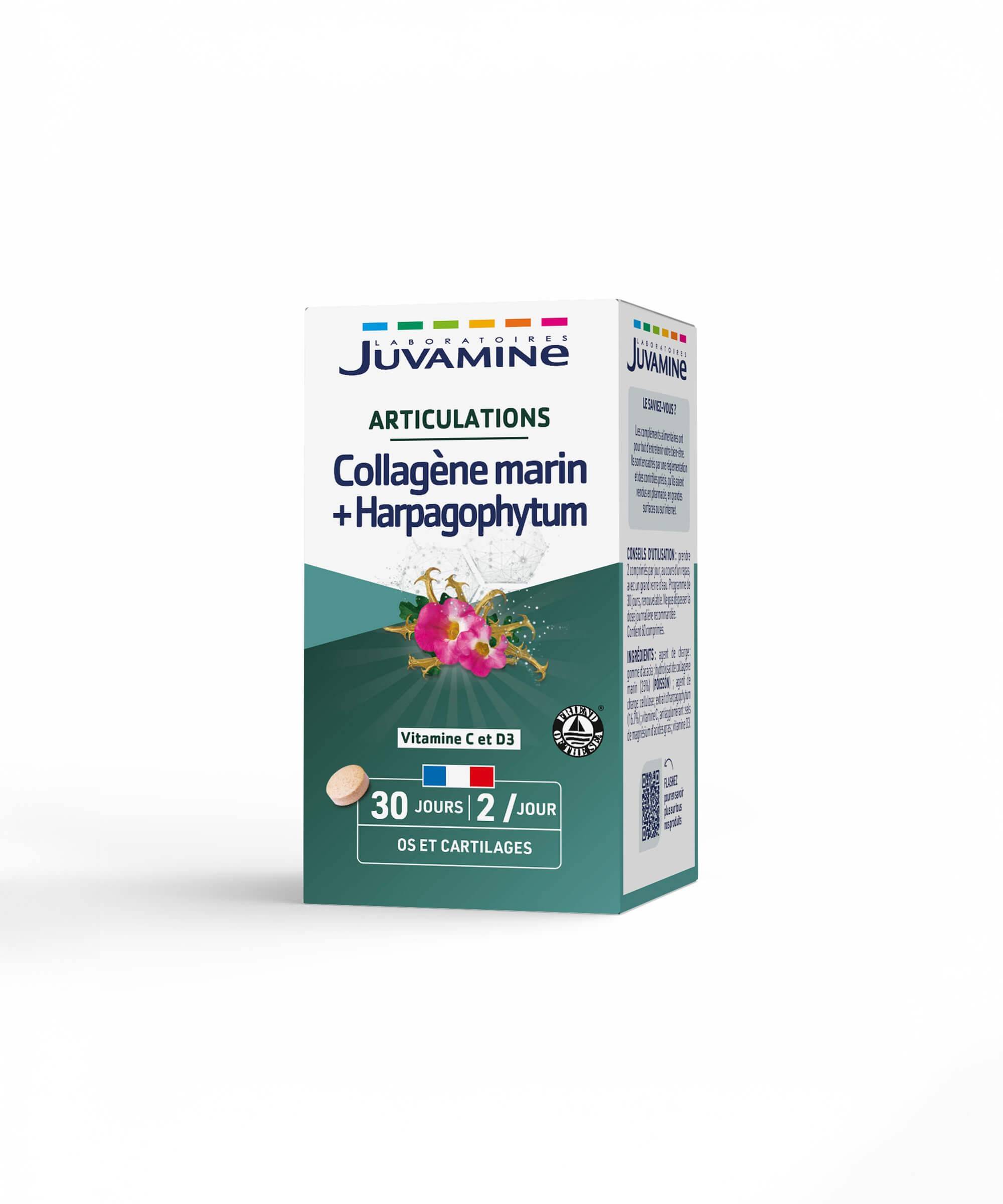 Collagène Articulations - 60 comprimés | Juvamine