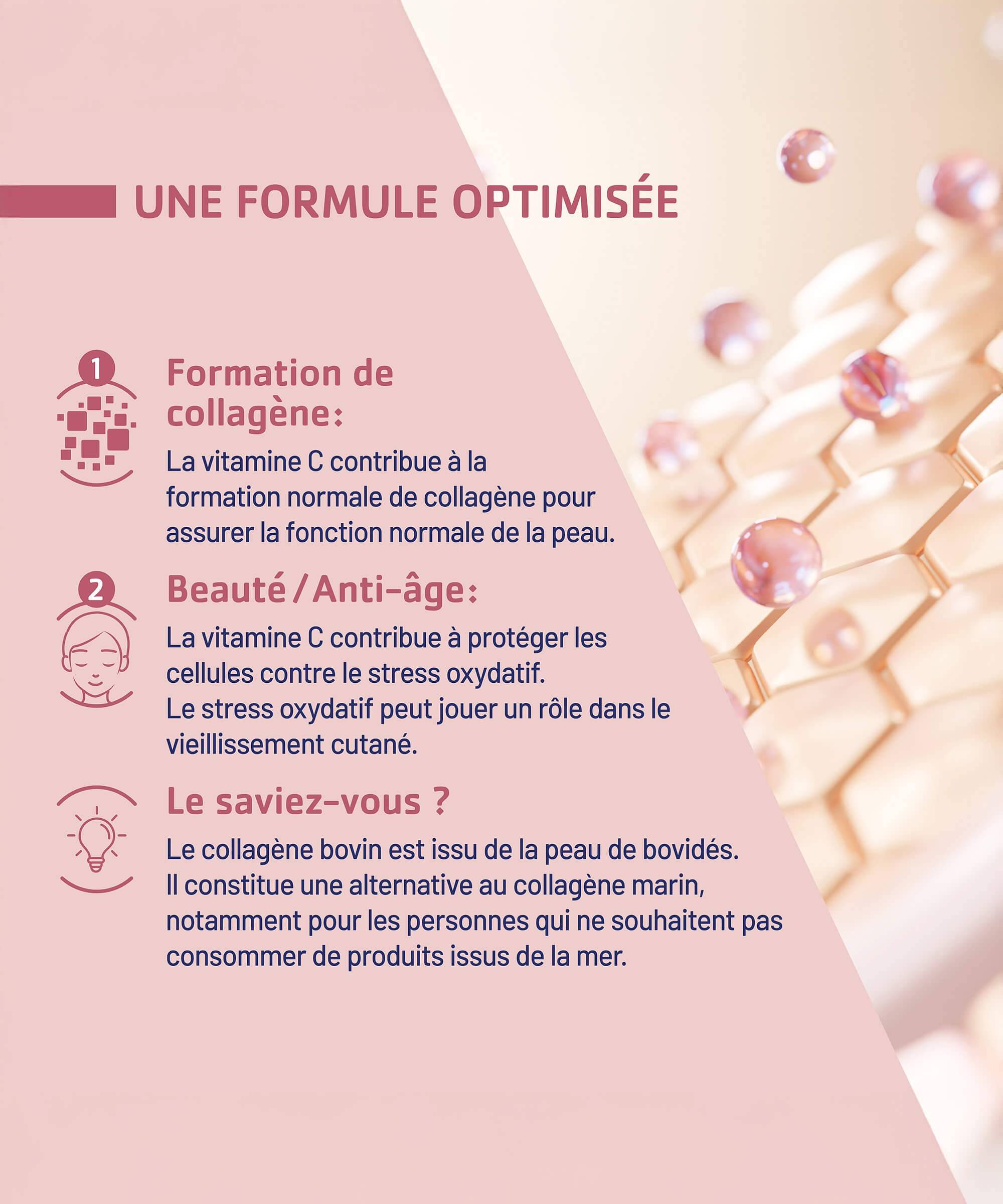 Collagène et Vitamine C - Beauté - Poudre à diluer | Juvamine
