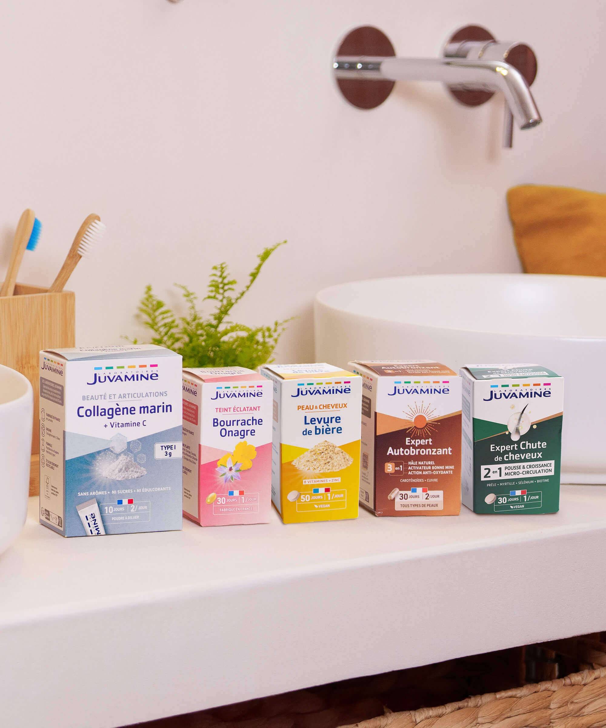 Collagène Marin 3000 mg - Beauté 20 sticks à diluer | Juvamine