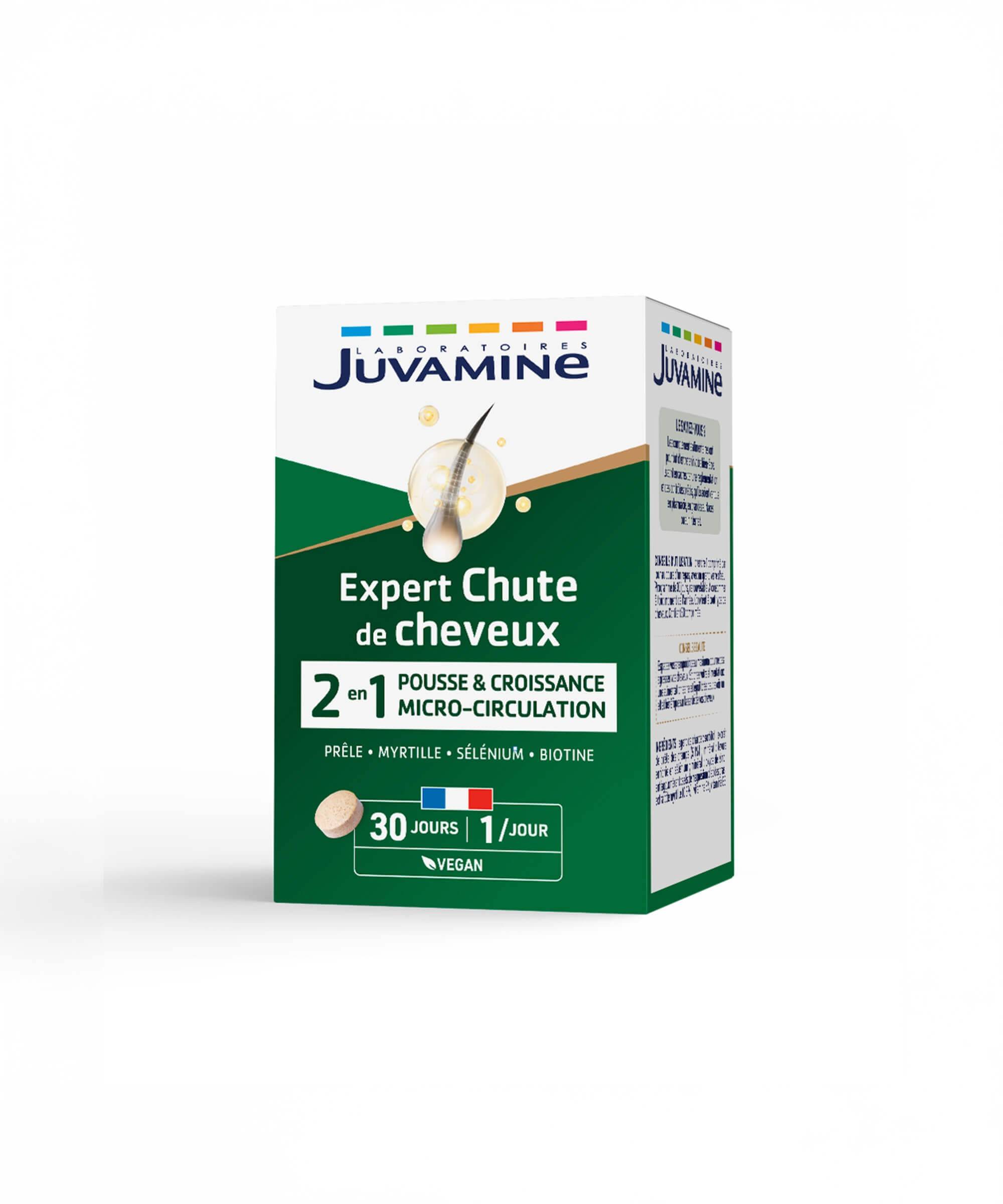 Expert Chute de Cheveux - Pousse et Croissance 30 comprimés | Juvamine