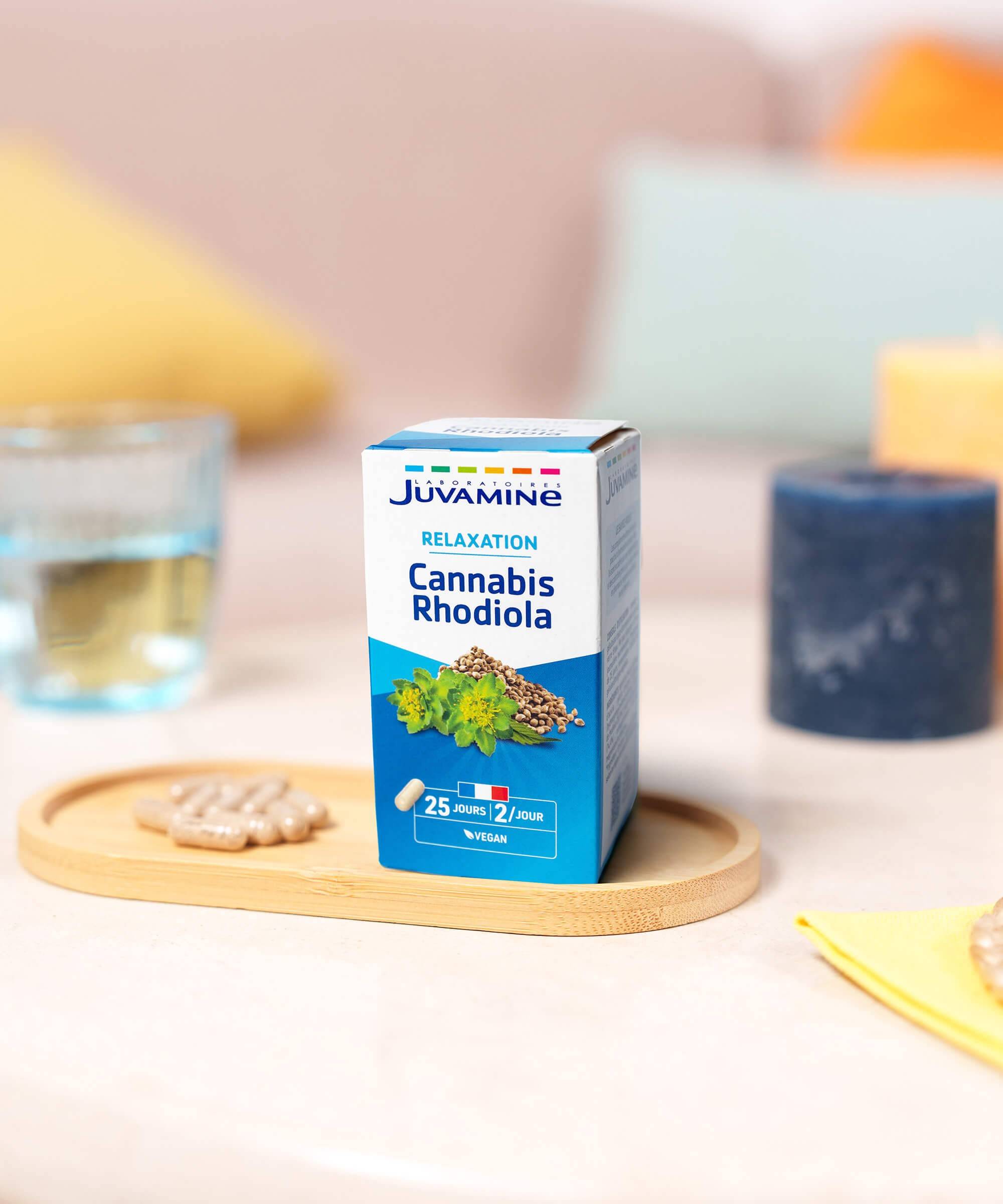 Cannabis Rhodiola - Relaxation 50 gélules | Juvamine