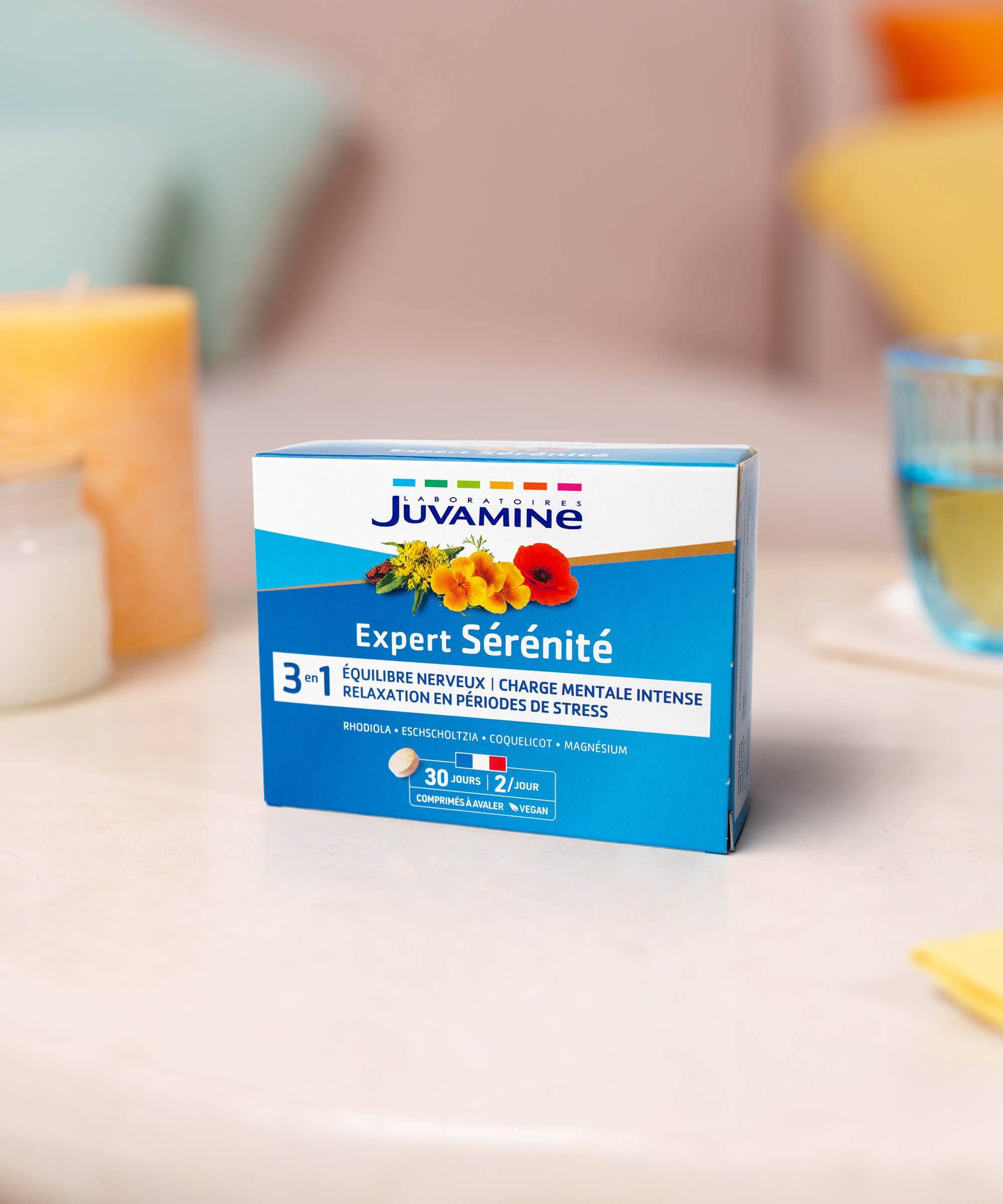 Expert Sérénité 3-en-1 - Équilibre 60 comprimés | Juvamine