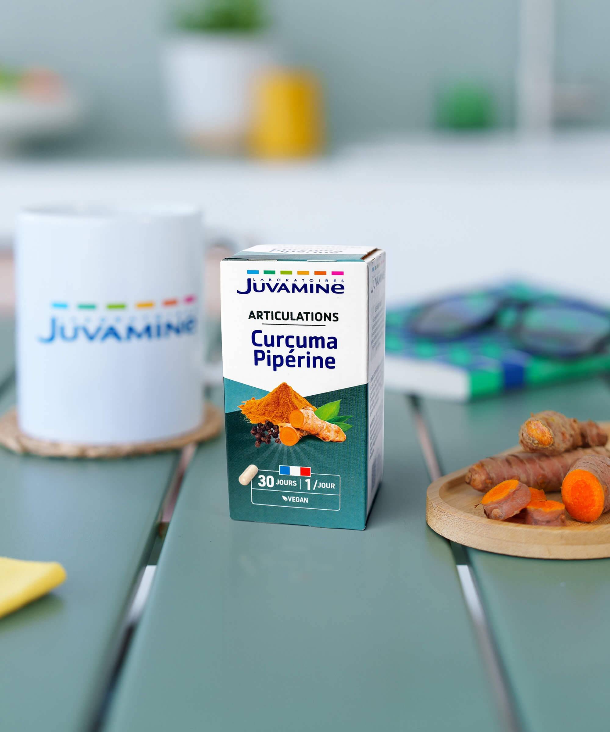 Curcuma Pipérine - Articulations 30 gélules | Juvamine