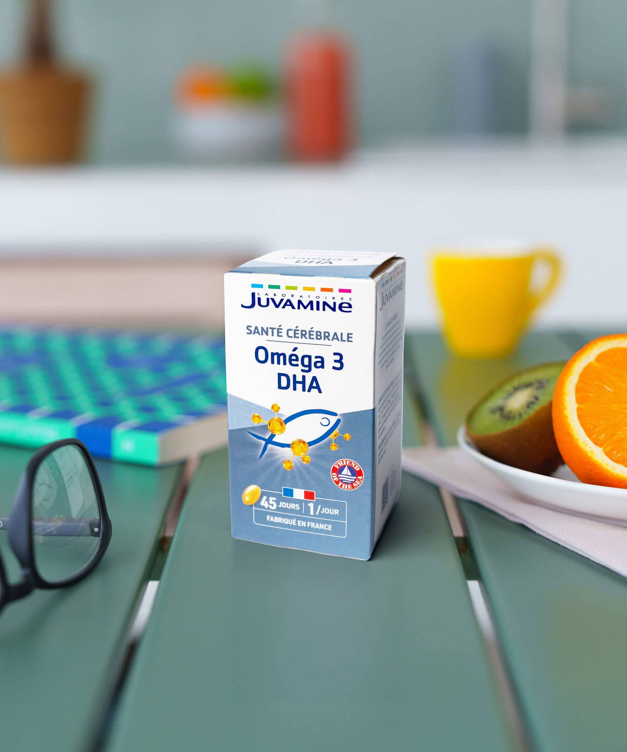 Oméga 3 DHA - Santé Cérébrale 45 capsules | Juvamine