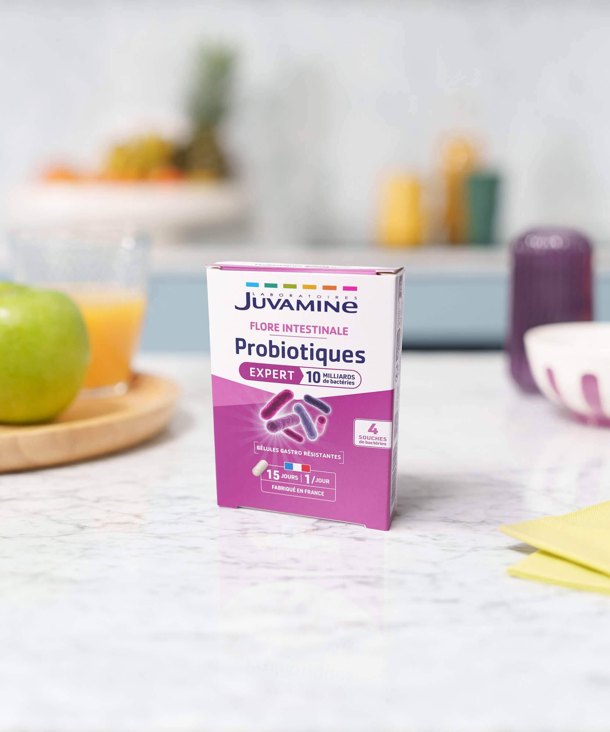 Probiotiques Expert - Flore Intestinale 15 gélules Gastro-Résistantes | Juvamine