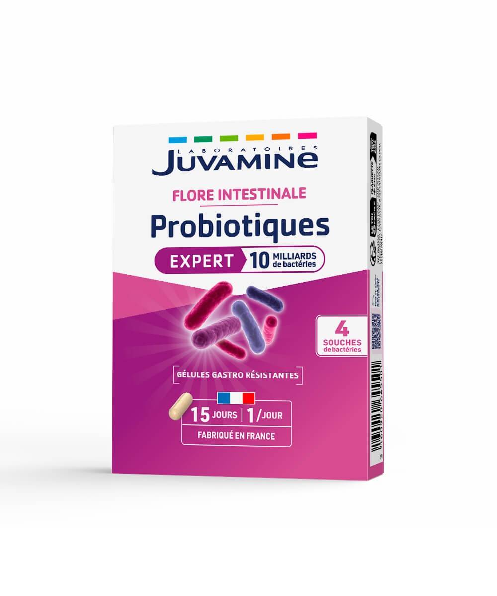 Probiotiques Expert - Flore Intestinale 15 gélules Gastro-Résistantes | Juvamine