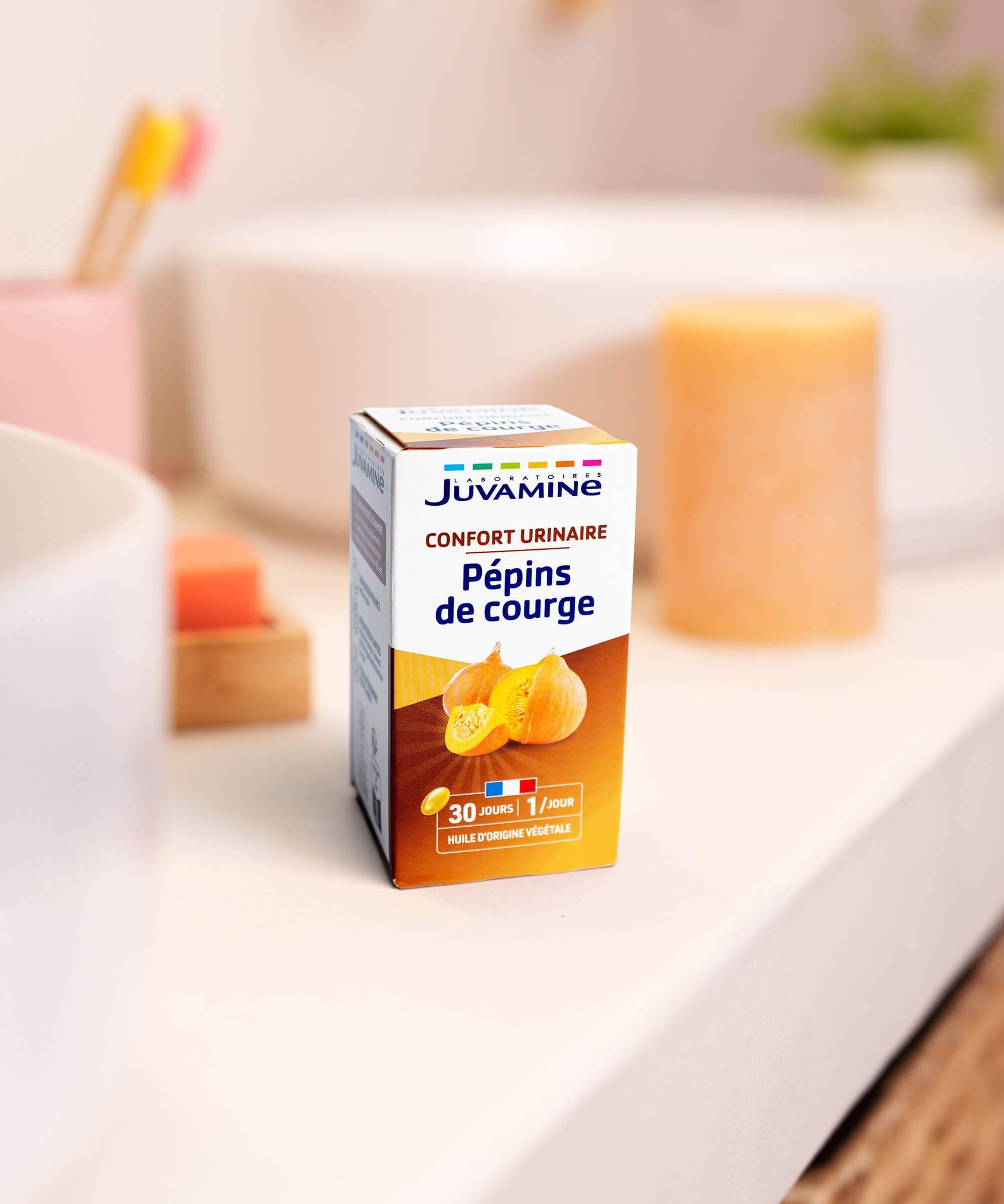 Pépins de Courge - Confort Urinaire 30 capsules | Juvamine
