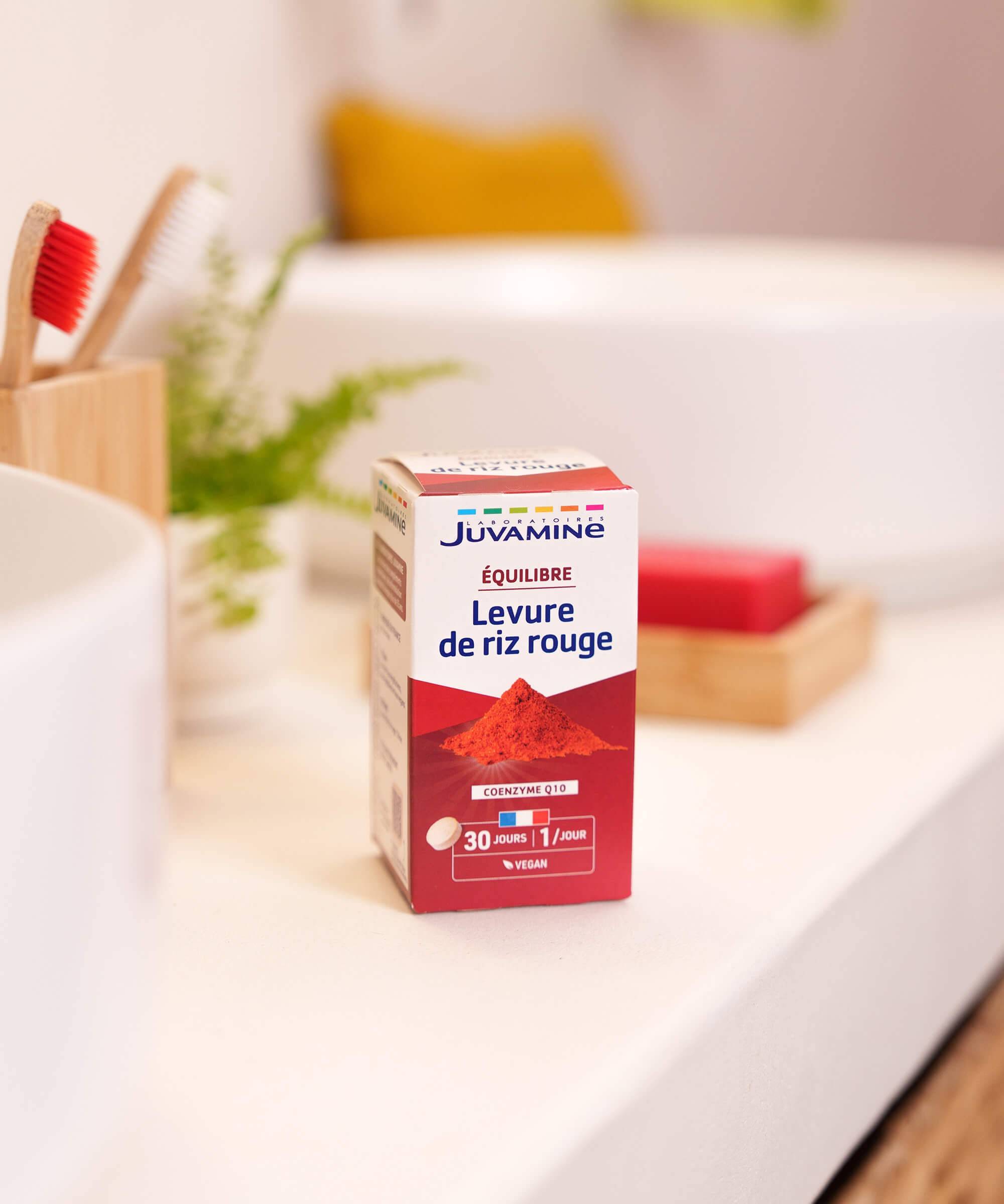 Levure de Riz Rouge Coenzyme Q10 - Équilibre 30 comprimés | Juvamine