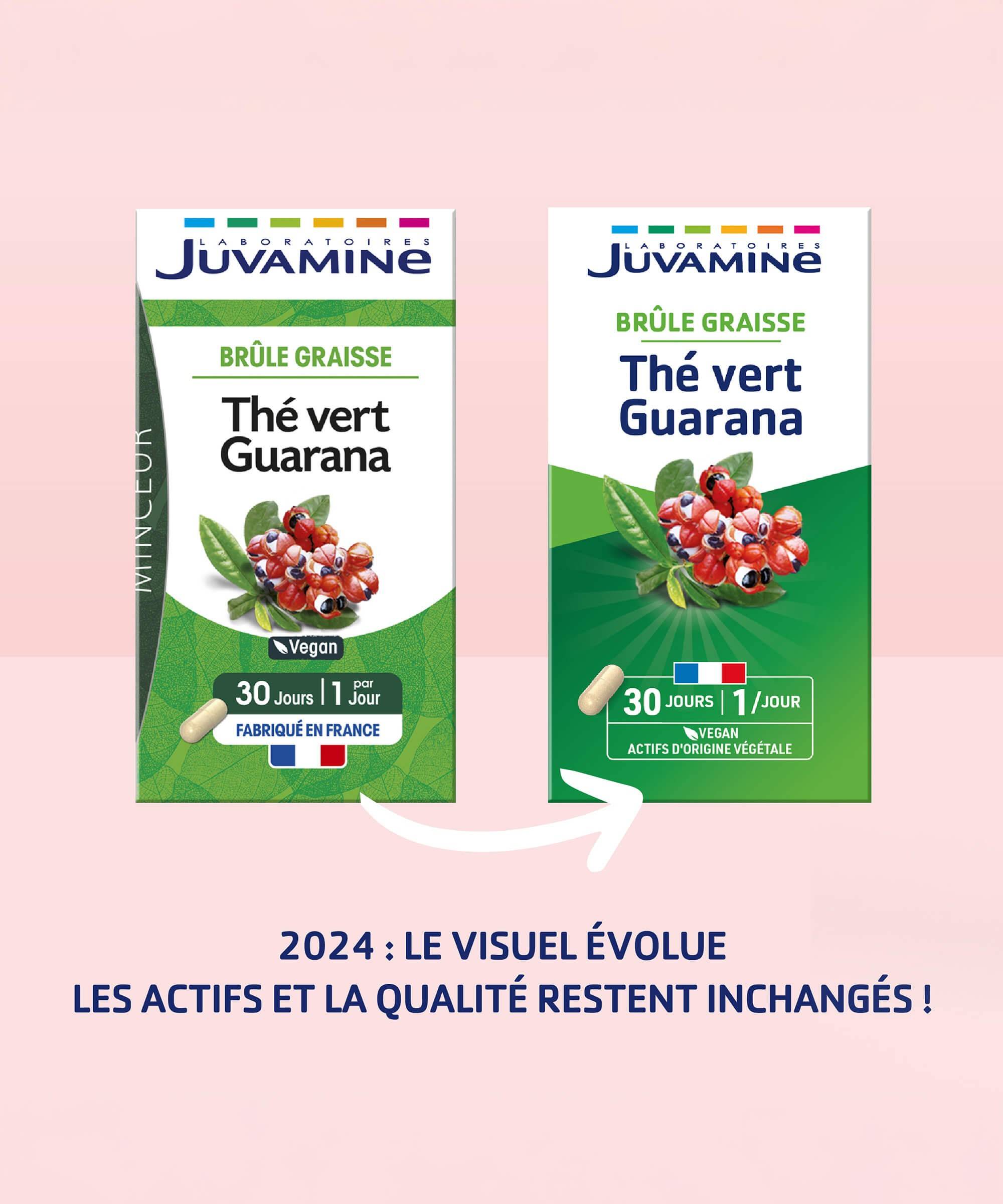 Thé Vert Guarana - Brûle-Graisse - Gélules | Juvamine